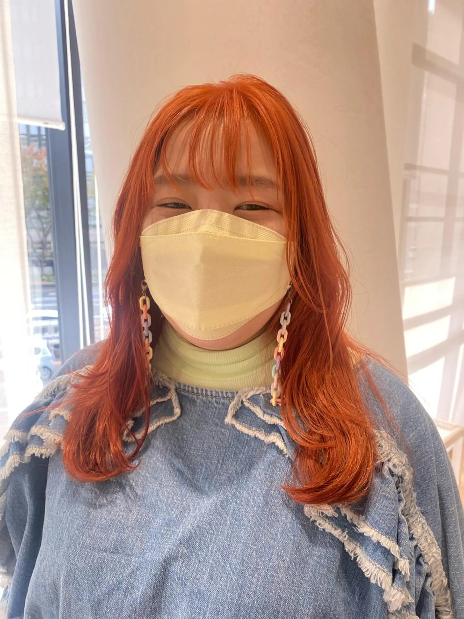 セミロング カラー 増井 彩乃のヘアスタイル