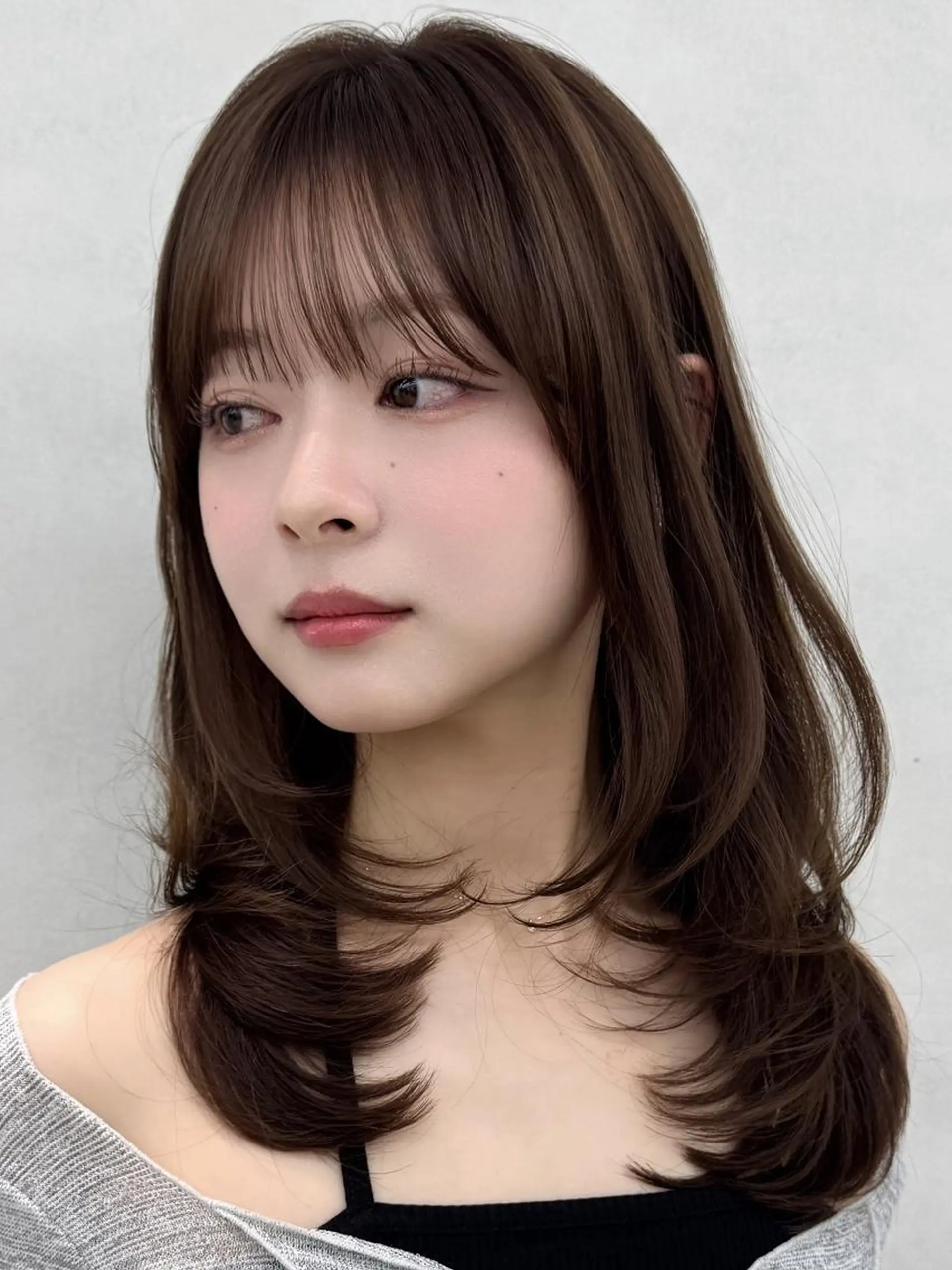 ロング カット ヘアカラー トリートメント 🦋透明感/艶髪/ レイヤー/Ryugaのヘアスタイル