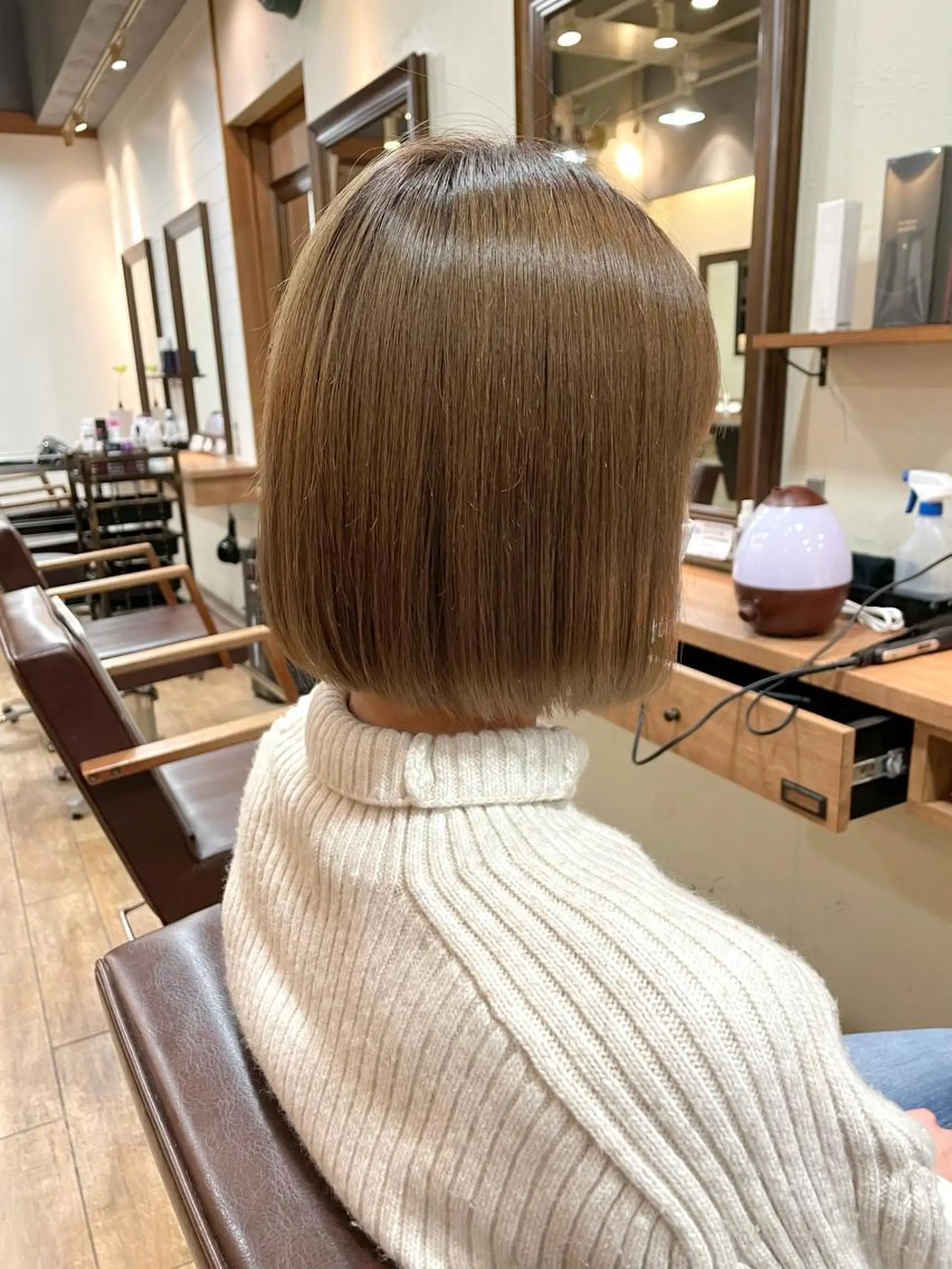 ショート カラー ショート/ボブ/ メンズ/縮毛矯正のヘアスタイル