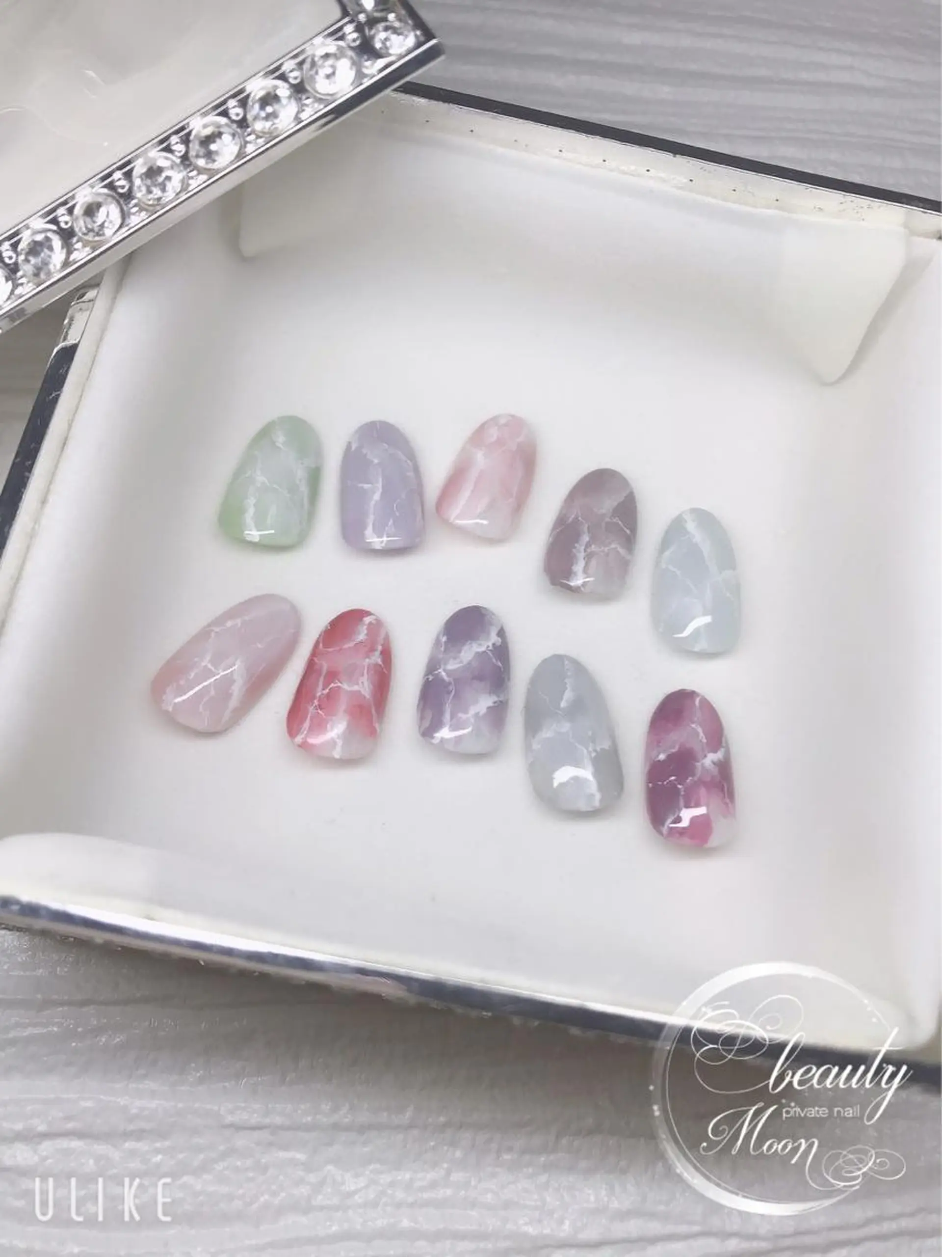 ネイル アートネイル ワンカラーネイル beauty ☪︎moonのネイルデザイン