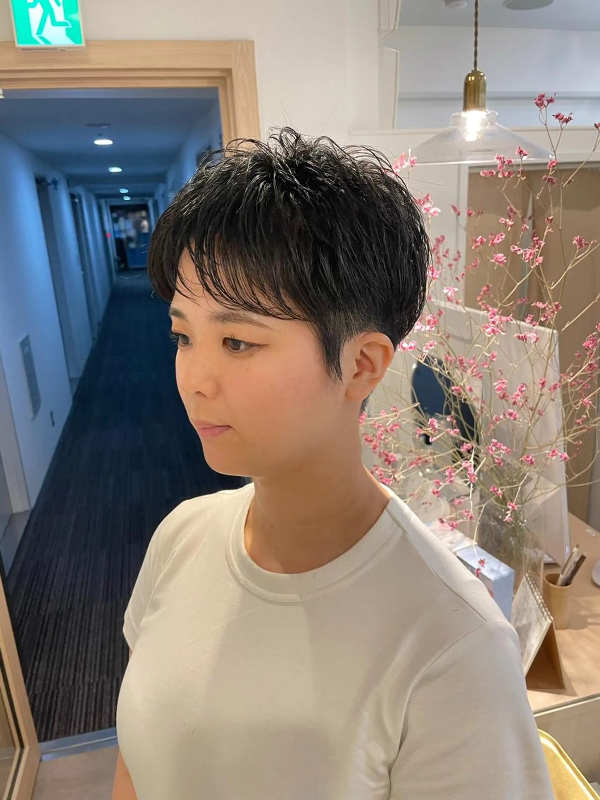 ショート 大迫 江梨のヘアスタイル