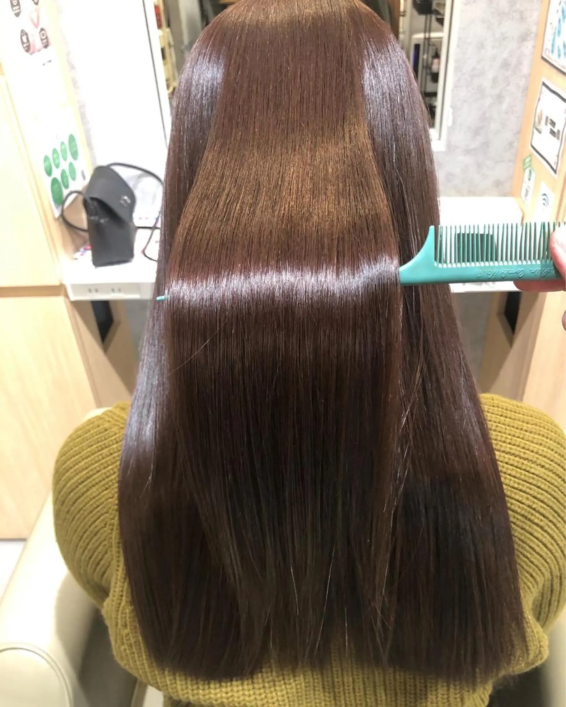 ロング ヘアカラー 縮毛矯正 トリートメント 【髪質改善特化･ 福田航洋】のヘアスタイル