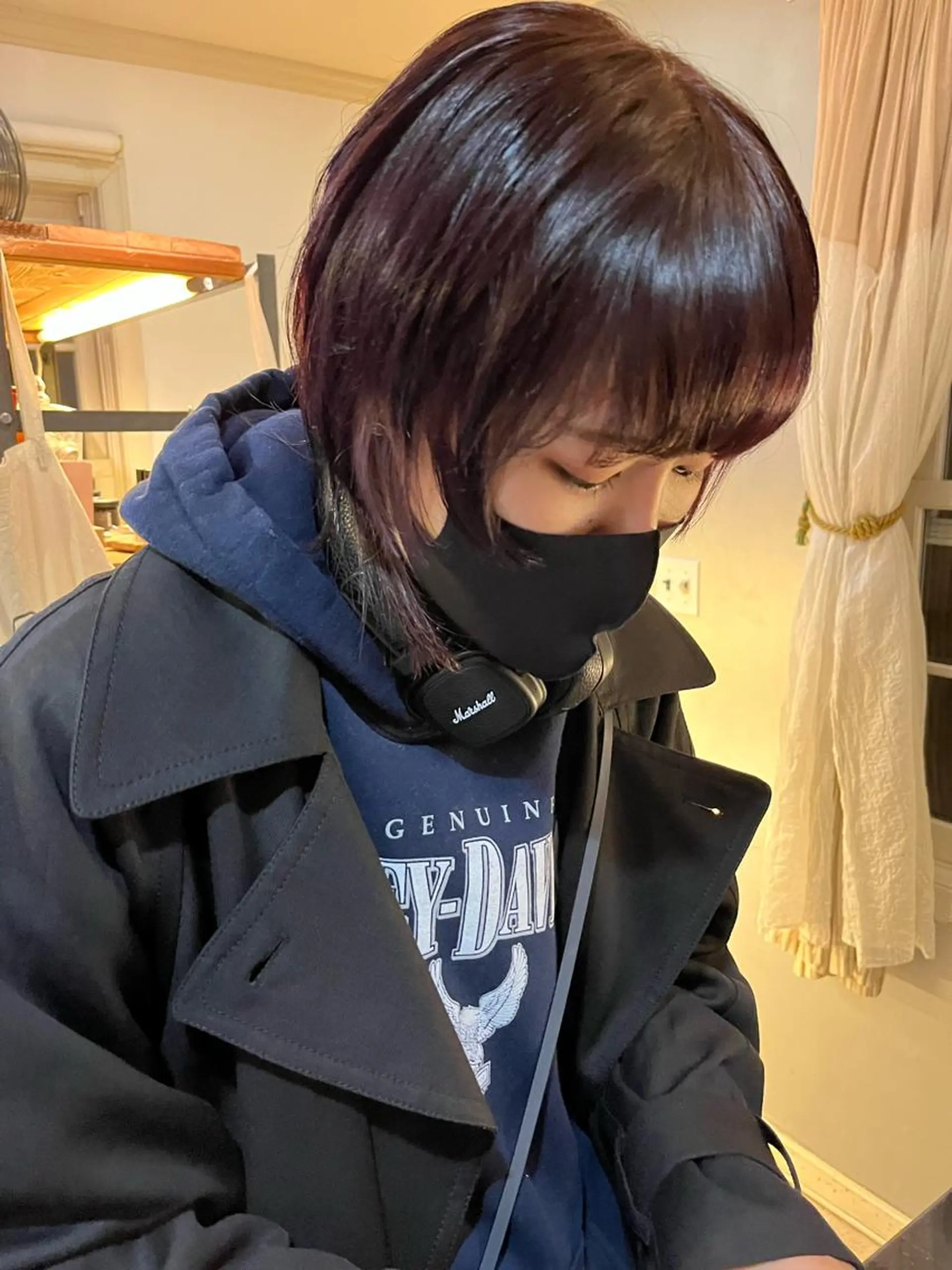 ミディアム カラー eri kinjoのヘアスタイル