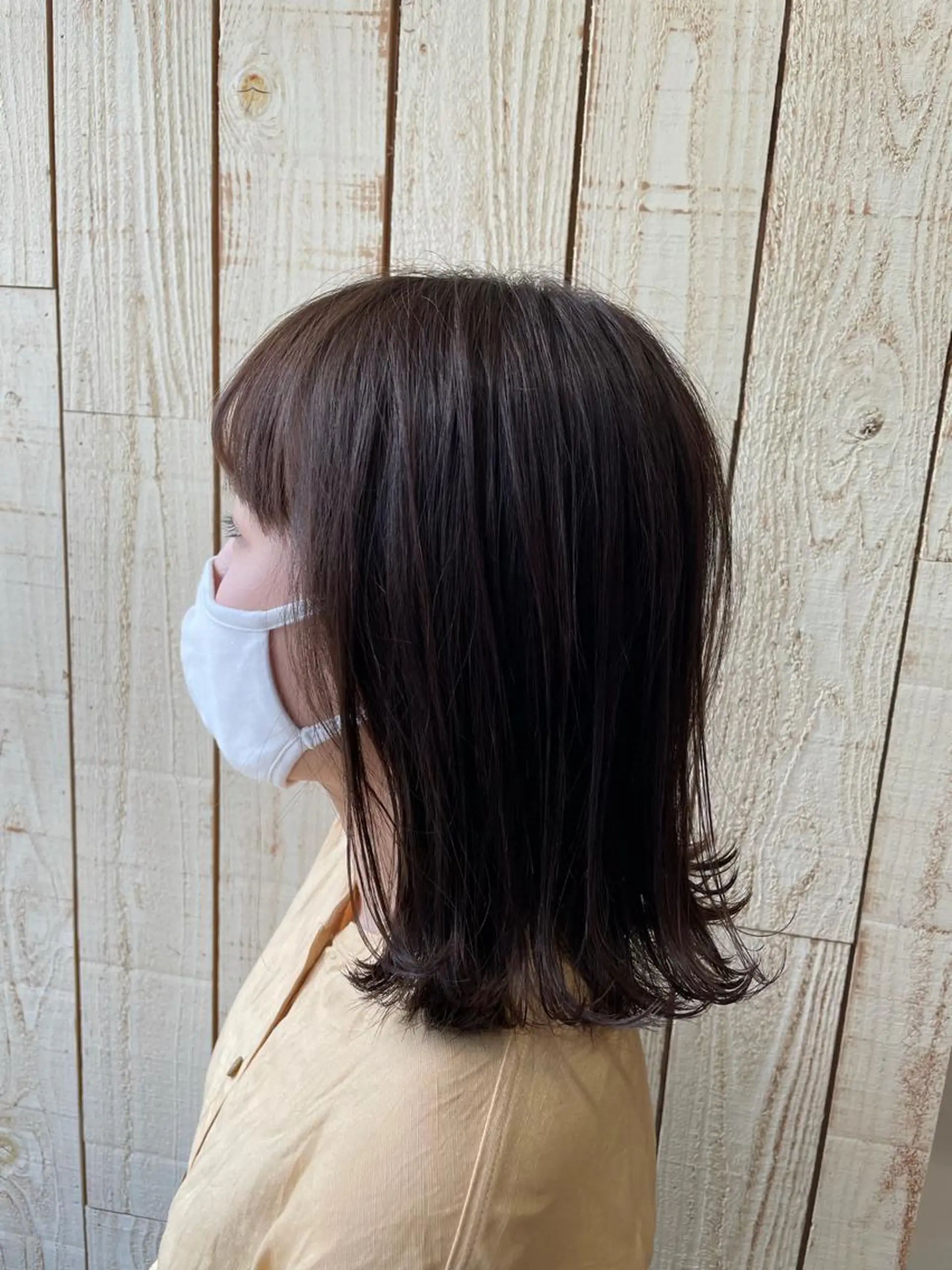 ミディアム カット ヘアカラー トリートメント 福田 ジュンキのヘアスタイル