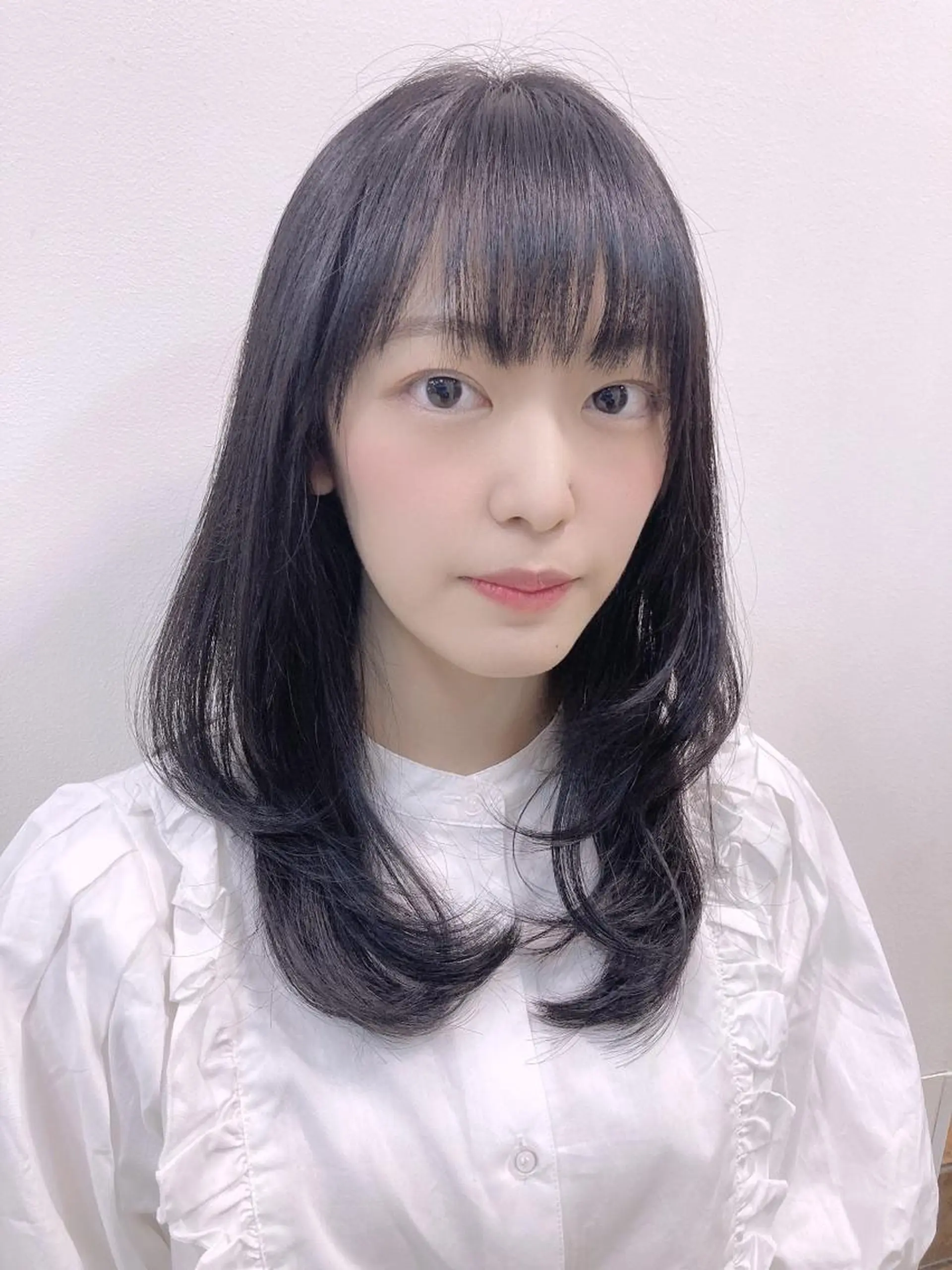 セミロング カラー 縮毛矯正 🌟東銀座マンツーマ ン🌟タカナシのヘアスタイル