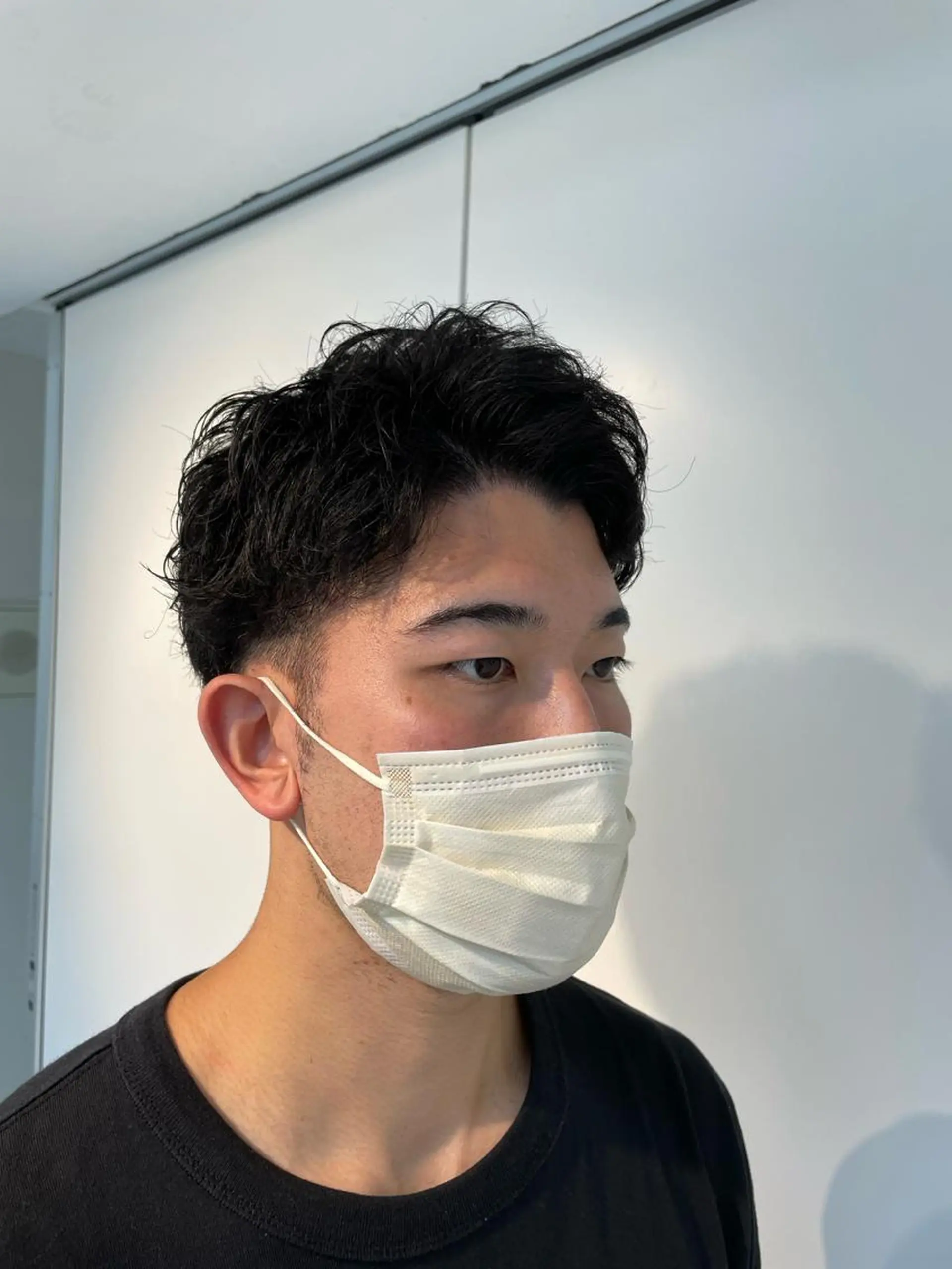 パーマ メンズ 🐬脱白髪染めカラー 清水大世🐬のヘアスタイル