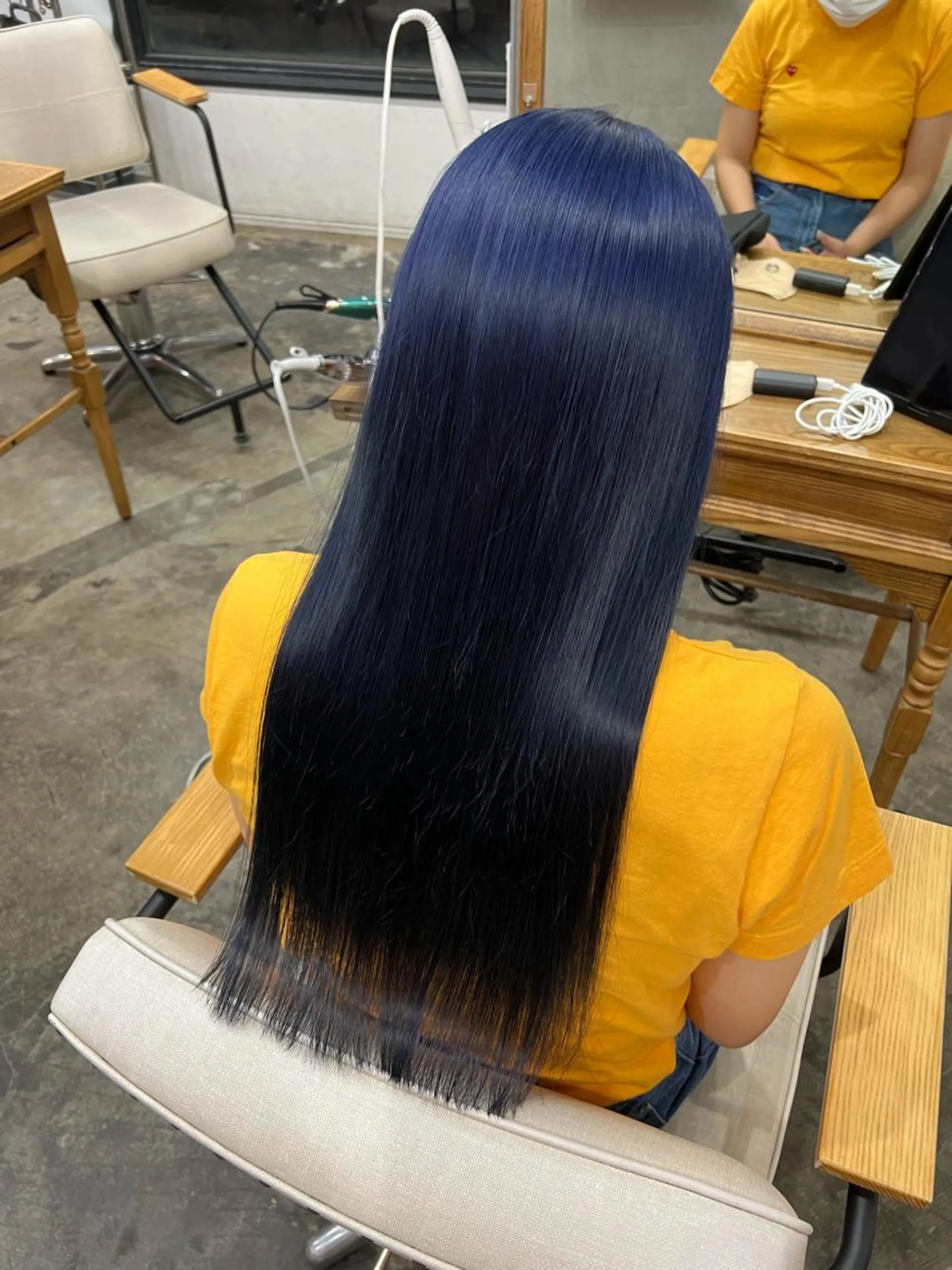 カラー ブルーカラー ラベンダーカラー いざわりお /梅田/ブリーチのヘアスタイル