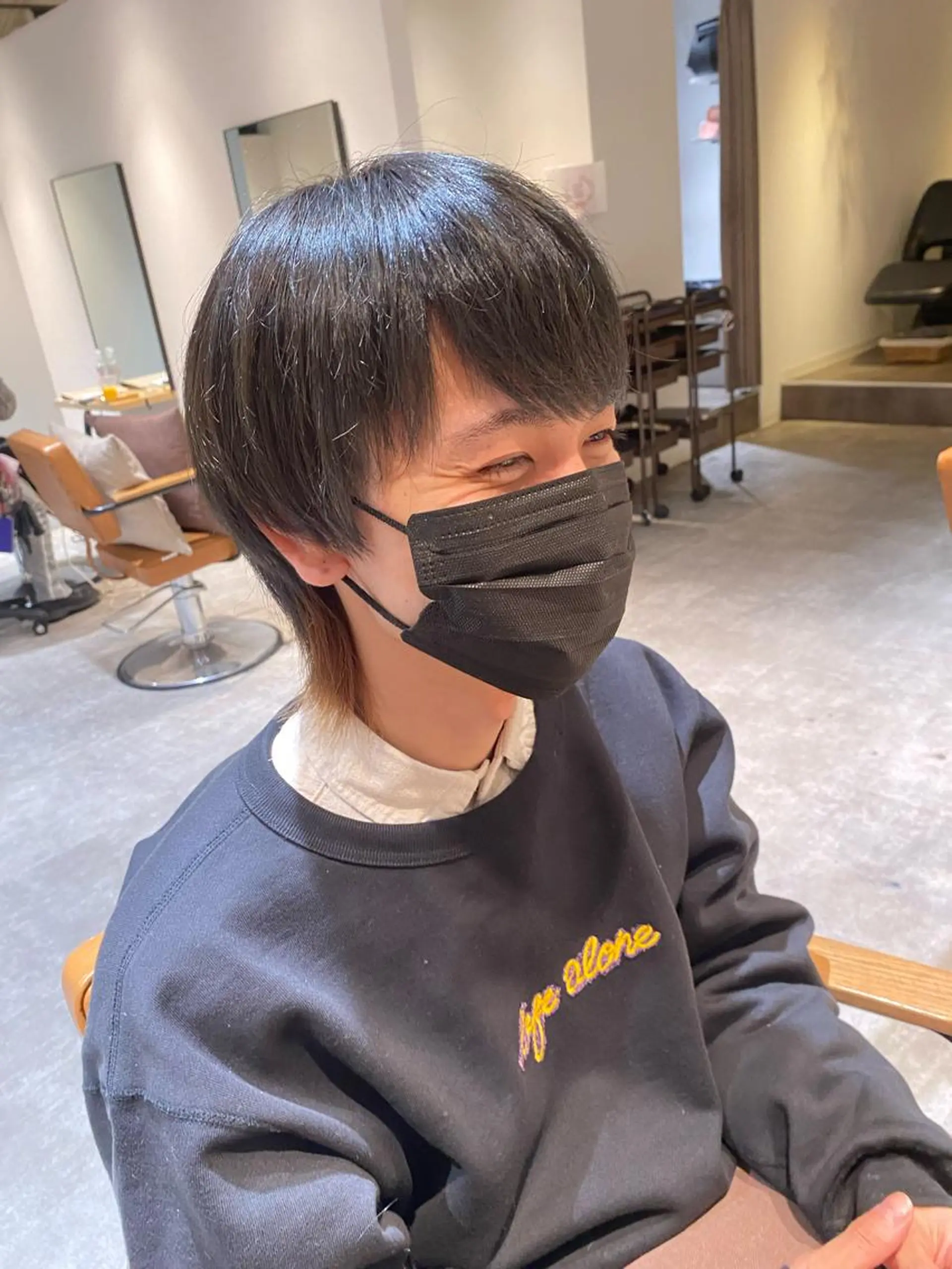 メンズ メンズウルフカット ウルフカット オスズ 🎀´-のヘアスタイル