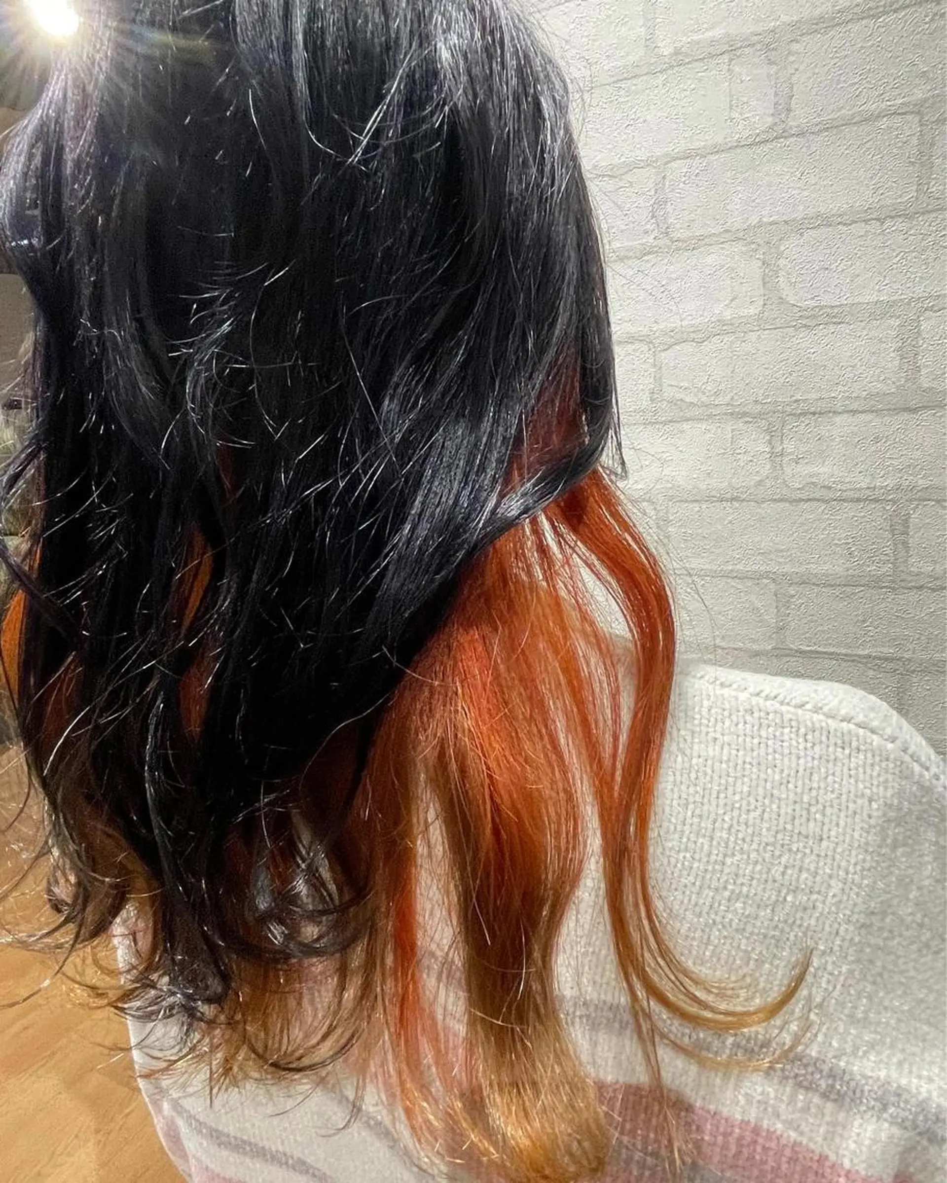 セミロング ヘアカラー メンズ特化☝️添田 好恵のヘアスタイル