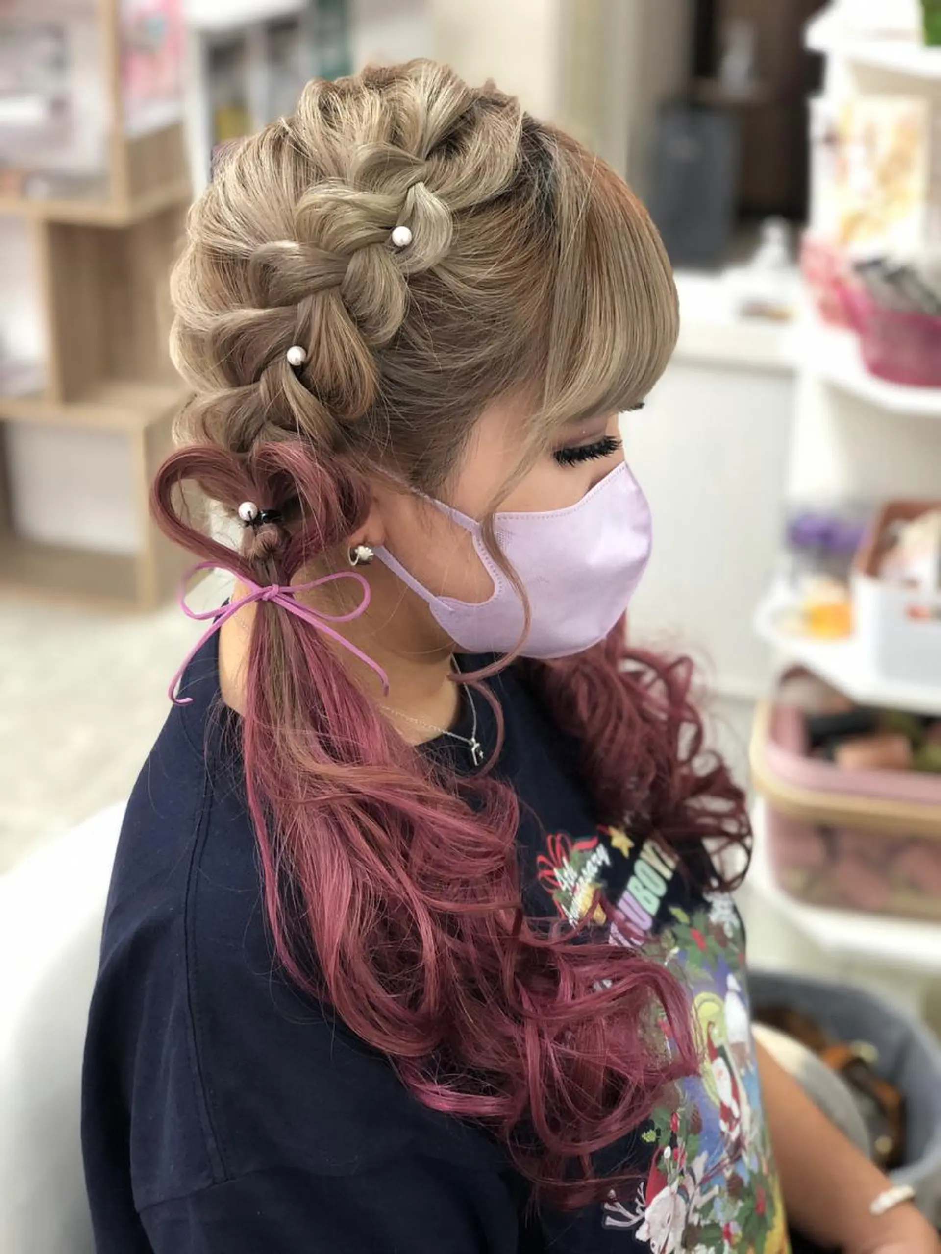 ヘアアレンジ laera 佐藤のヘアスタイル