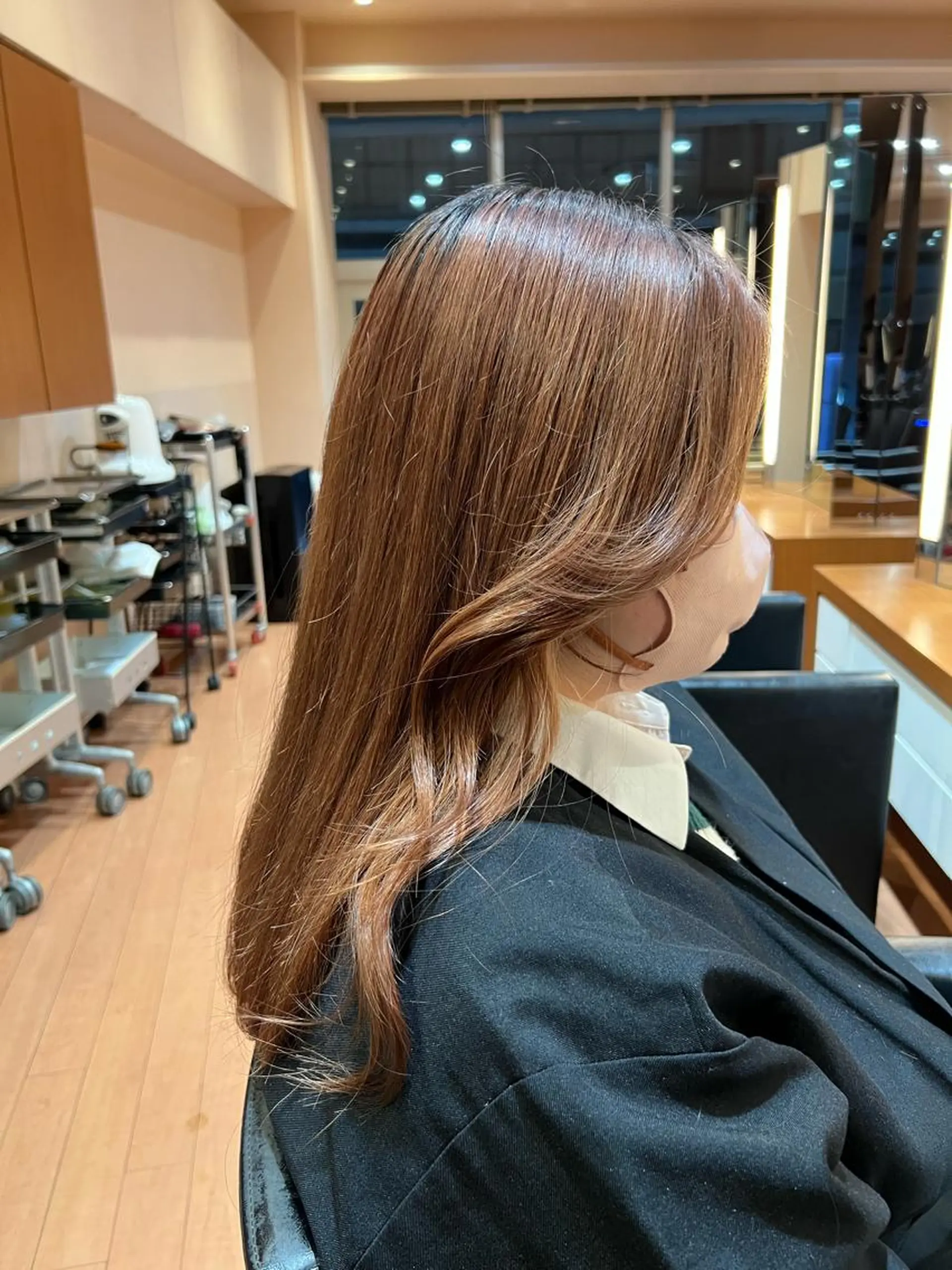 ロング ロング 柴田 綺音のヘアスタイル