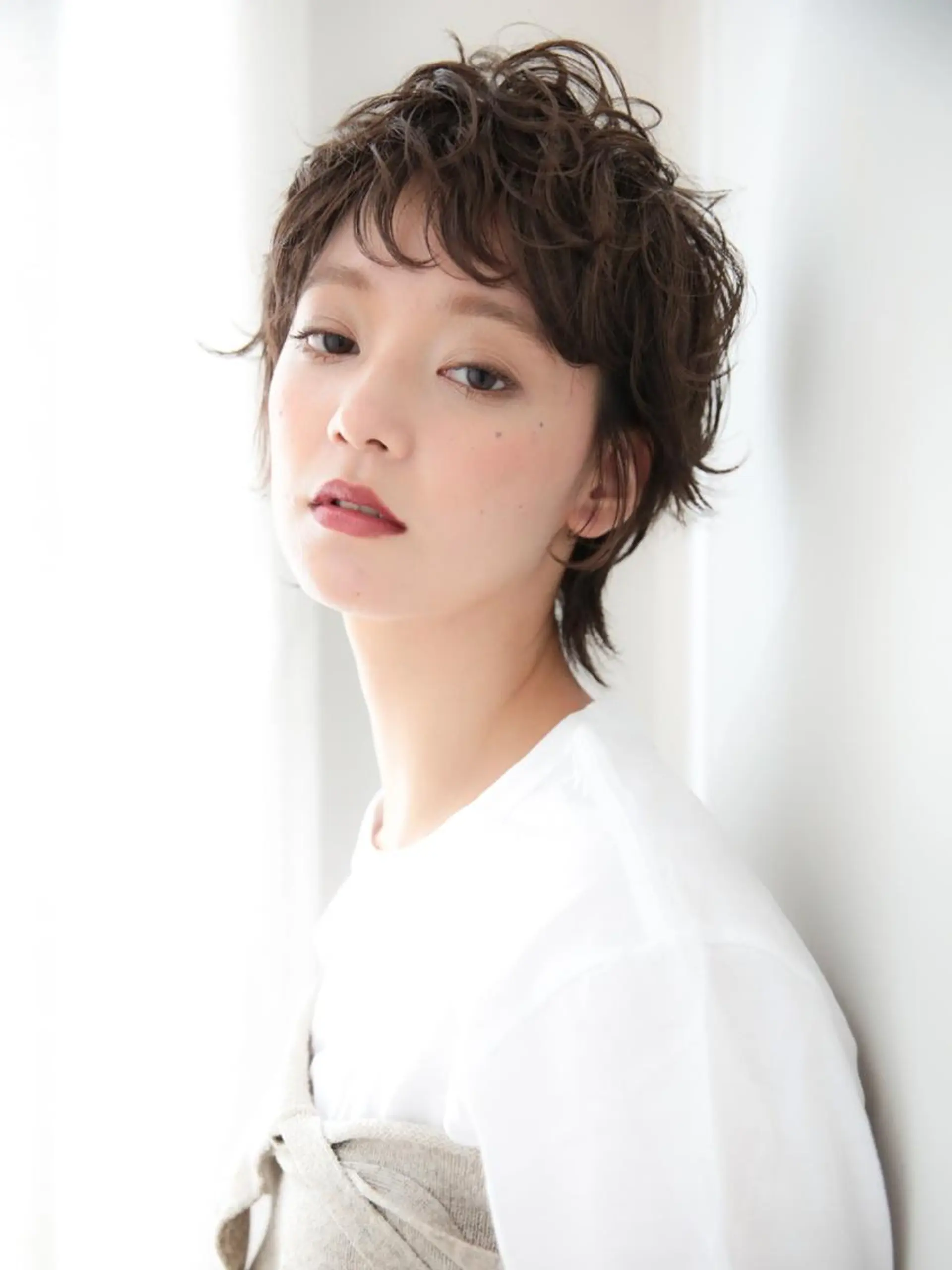ショート カラー パーマ レイヤーカット✂️ 横浜No1♡下鳥翔子のヘアスタイル