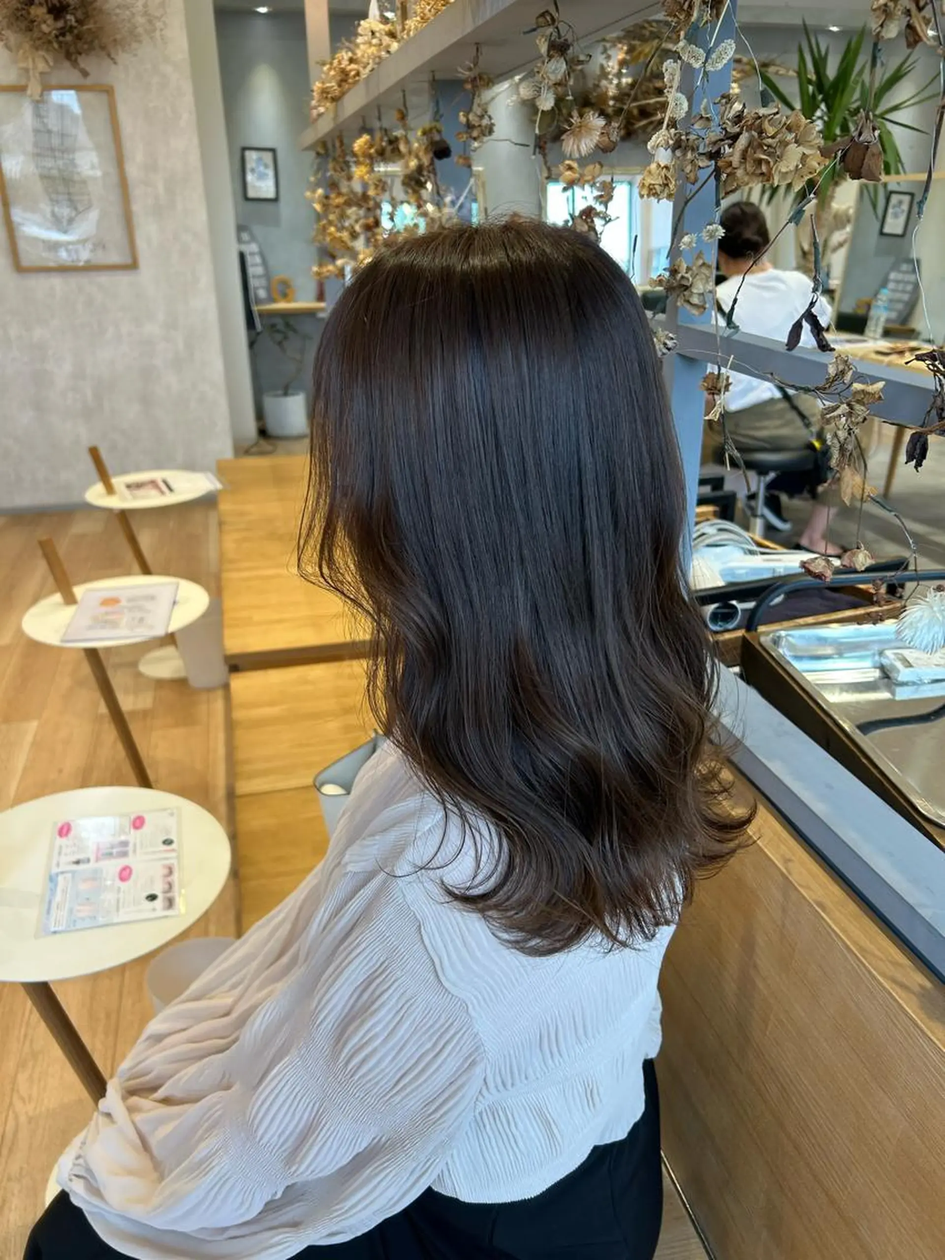 ミディアム 縮毛矯正 merc.🌿 友藤鮎那のヘアスタイル