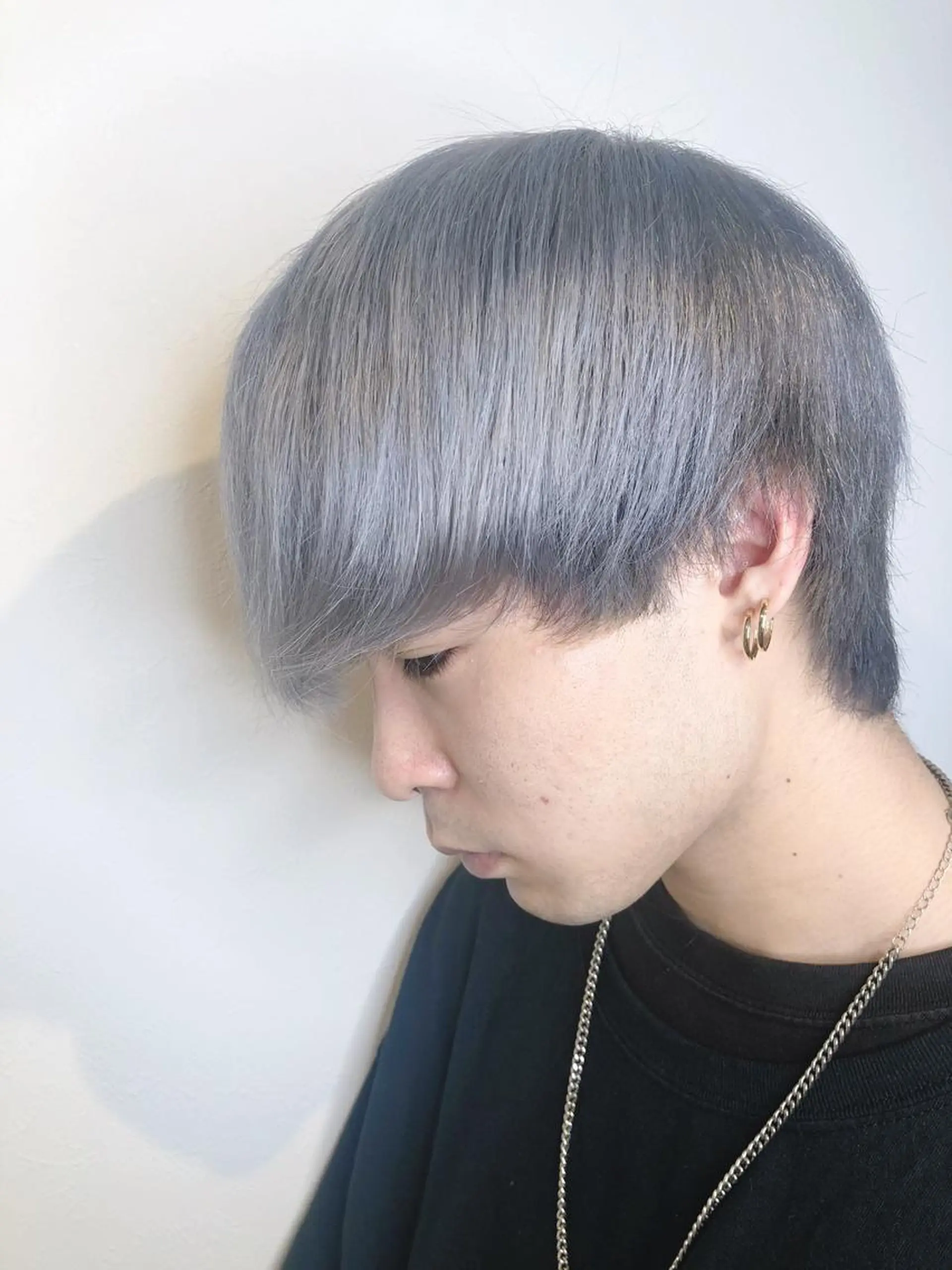 カラー ラベンダーカラー 鈴木 雅人のヘアスタイル