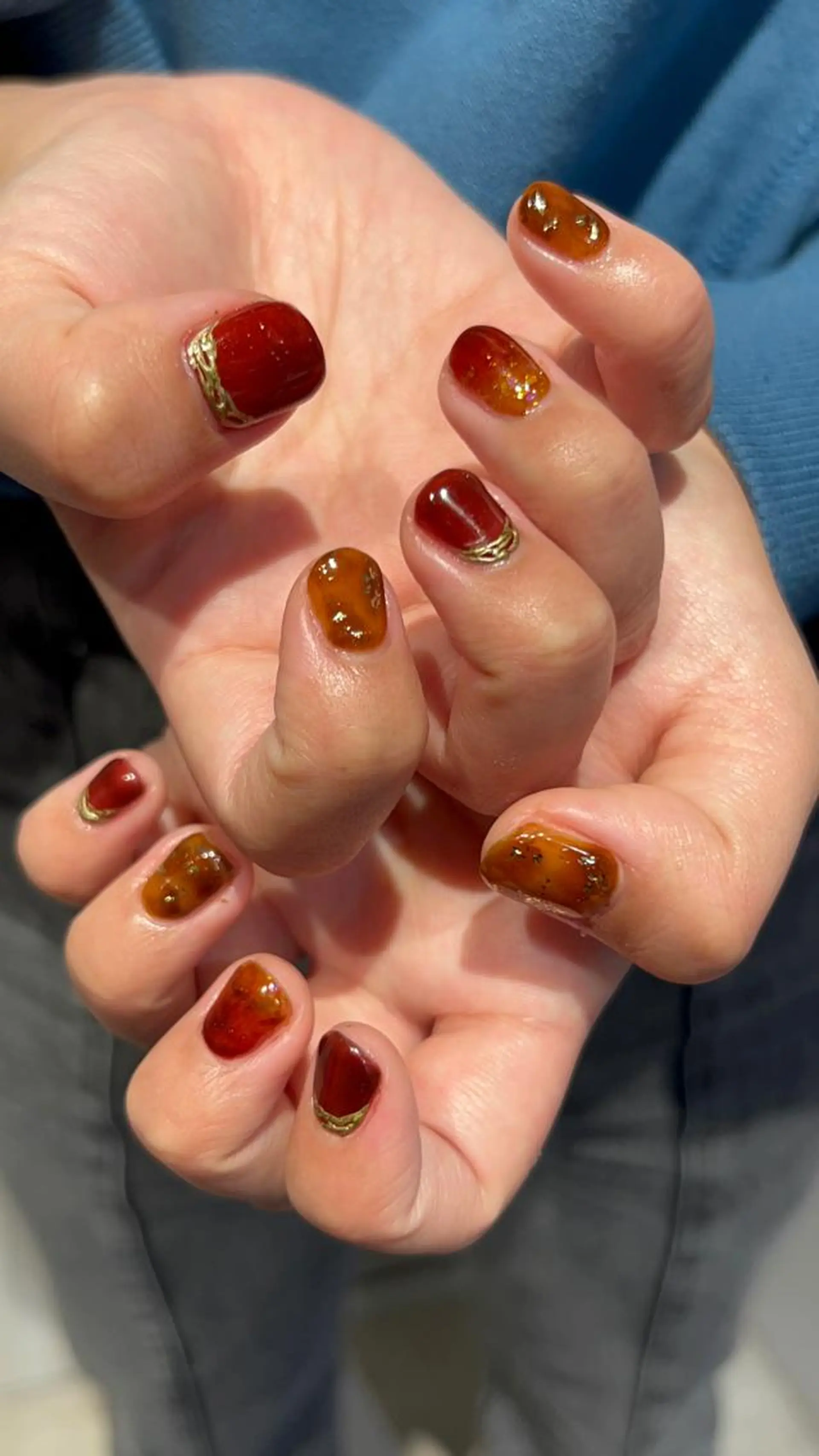 ネイル 冬ネイル ハンドネイル ハンドケア uruma🩰/ Avenueのネイルデザイン