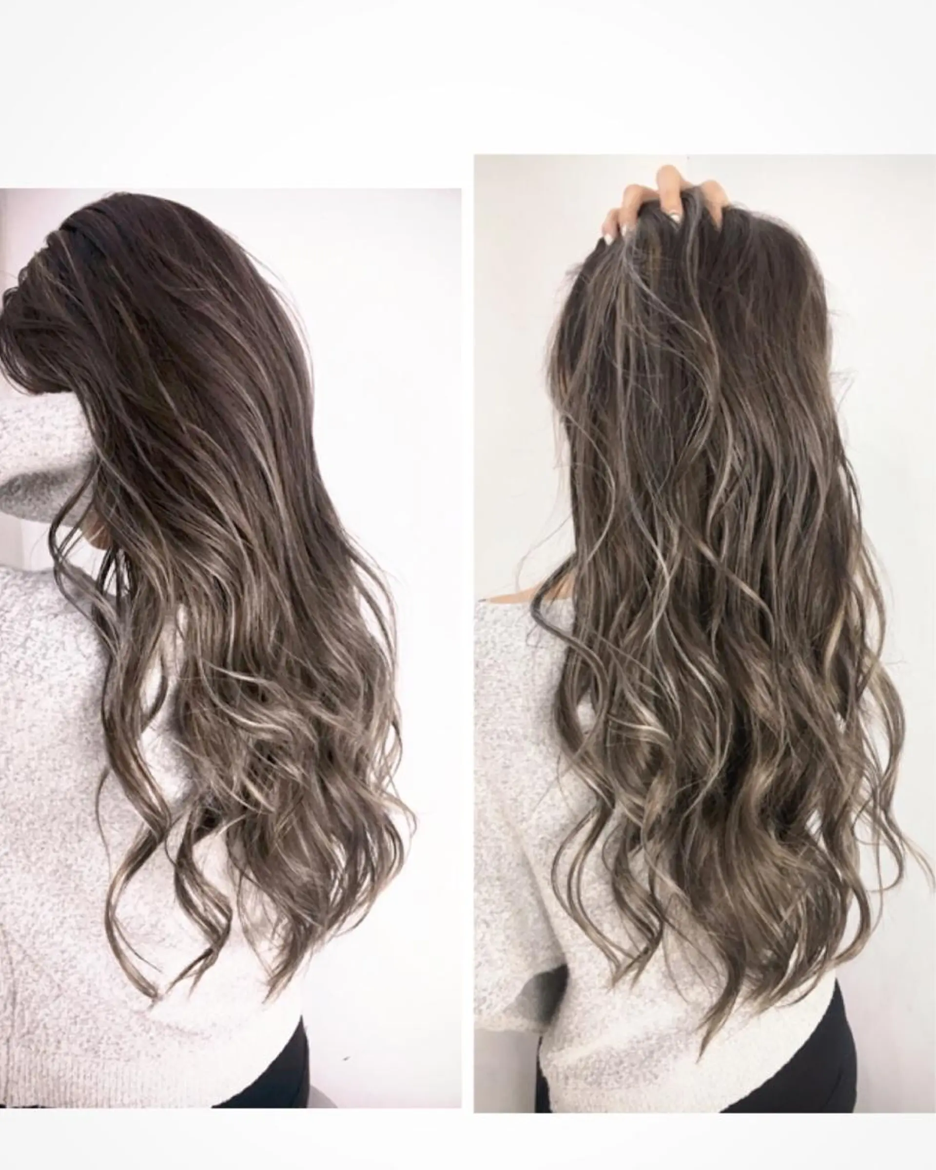 ロング カラー ハイライトカラー ハイライト 武内 由貴のヘアスタイル