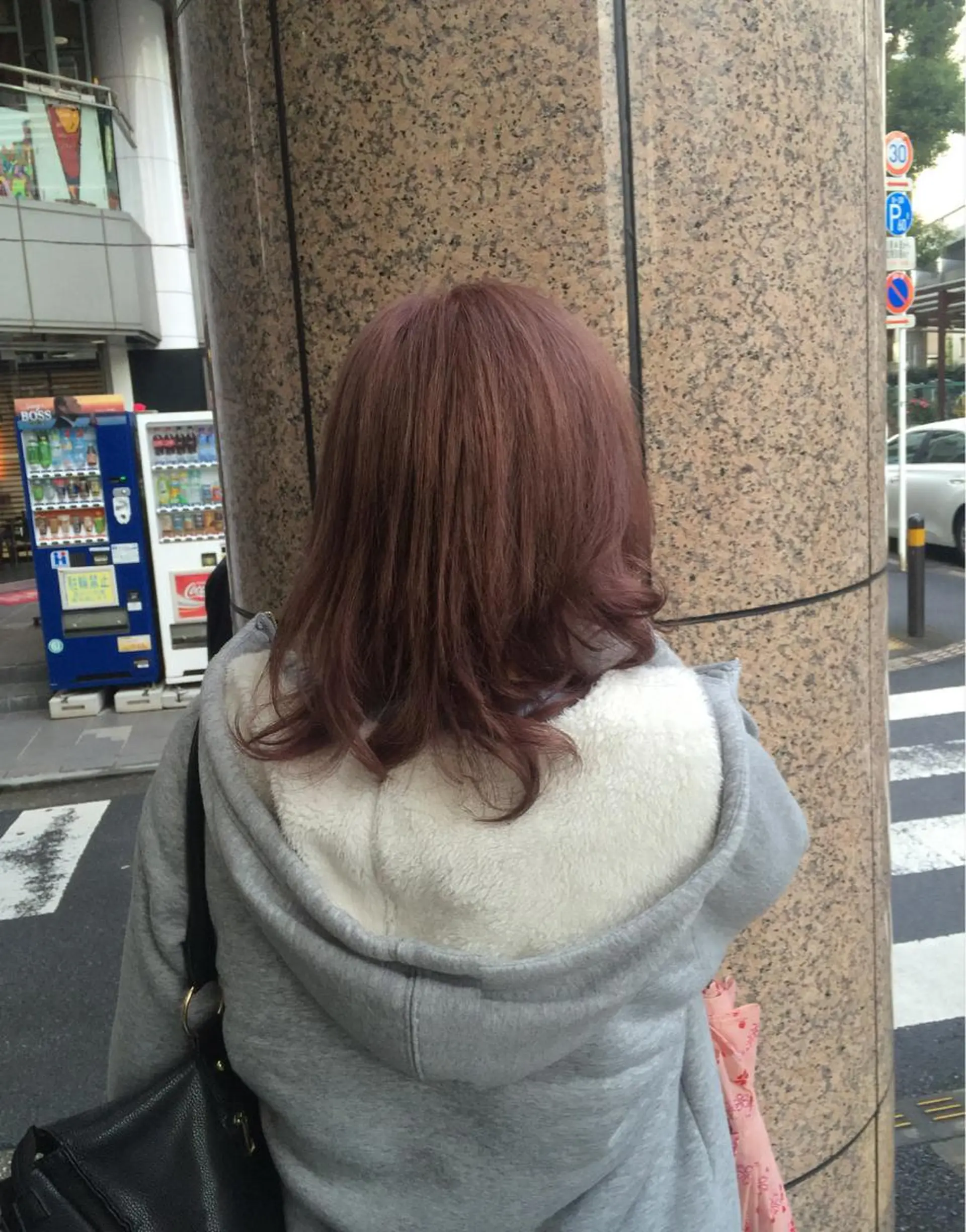 カラー ベージュカラー ピンクカラー ピンクベージュ 平尾 拓也のヘアスタイル