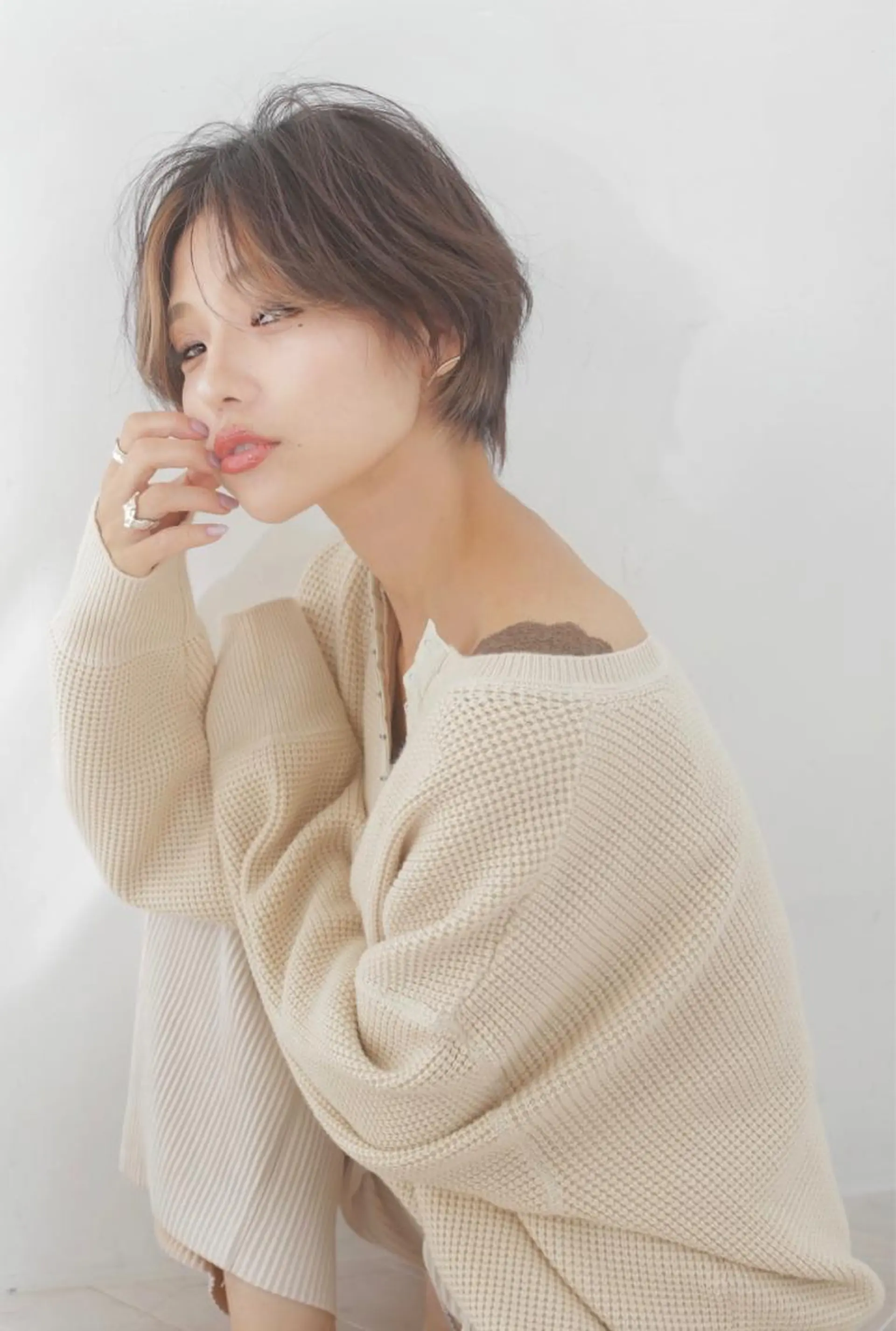 ショート カラー カット ヘアカラー トリートメント MODE K´s eau髪質改善特化のヘアスタイル