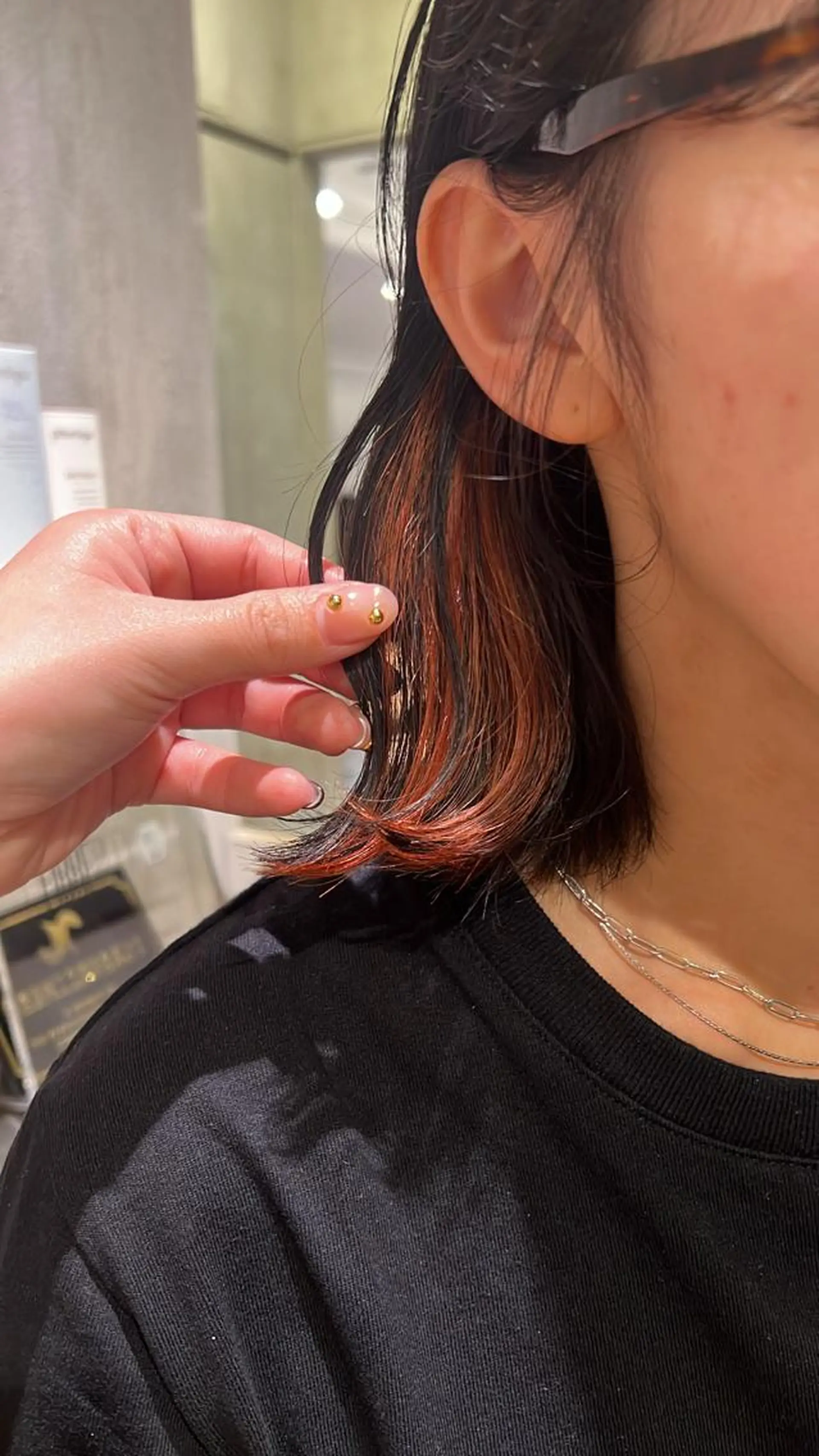 カラー 杉岡 ちさのヘアスタイル