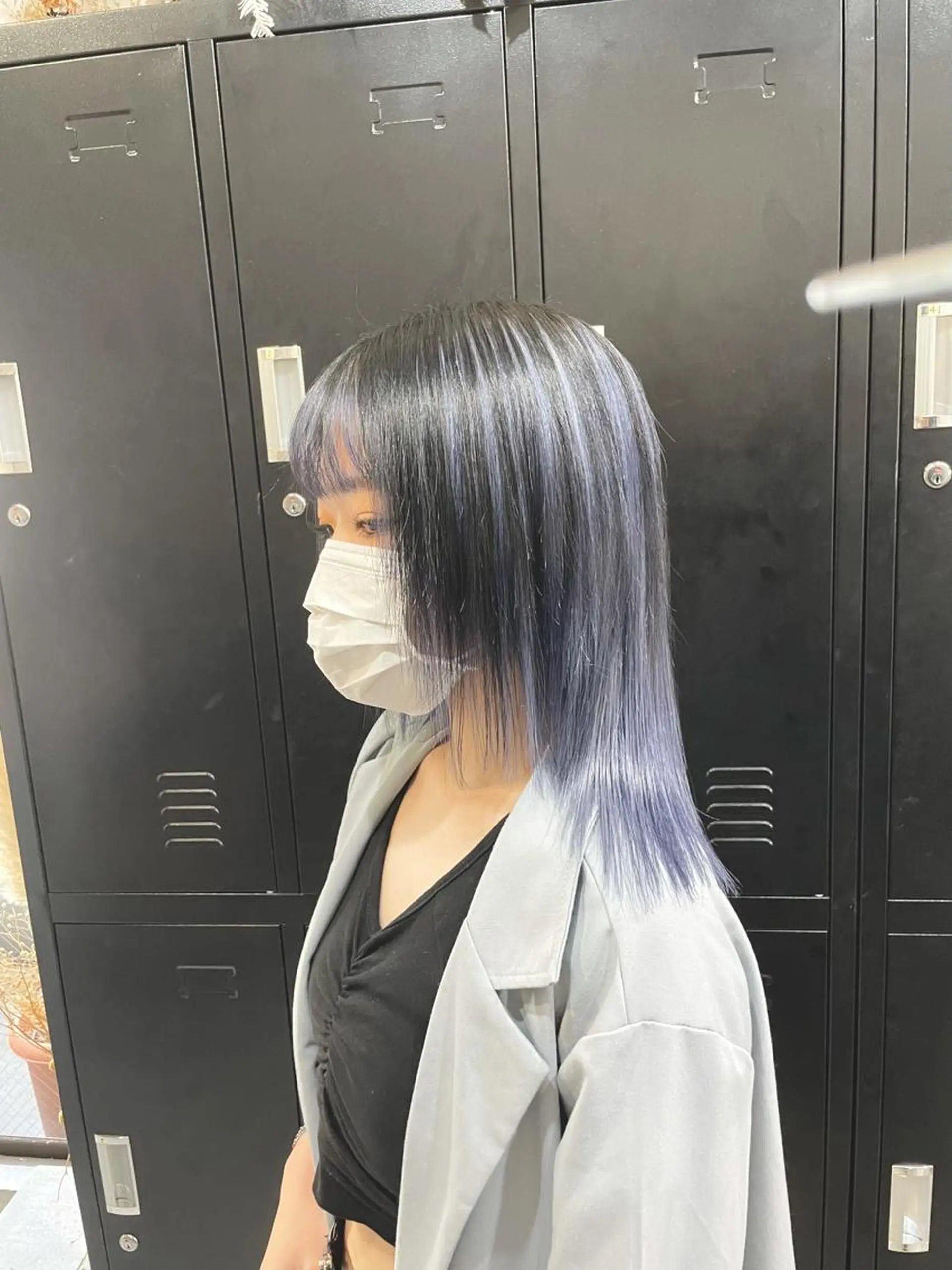 ミディアム カラー パーマ ヘアアレンジ メンズ キッズ ネイル マツエク・マツパ メンズバレイヤージュ メンズブリーチ メンズハイライト メンズインナーカラー メンズ韓国風 切りっぱなしヘアボブ ミディアムヘアRYOのヘアスタイル