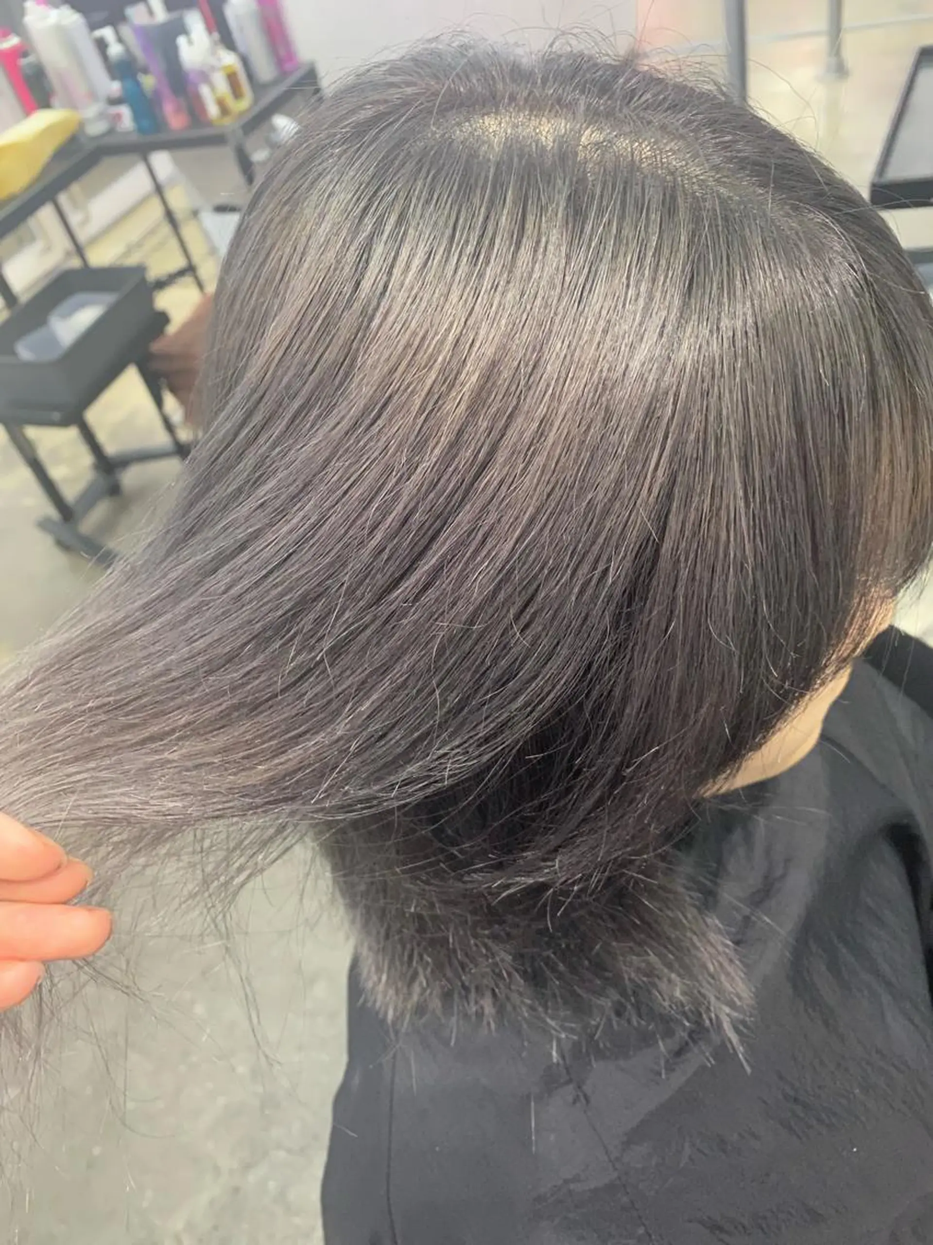 ミディアム カラー 💗💗韓国レイヤー yu-ki💗💗のヘアスタイル