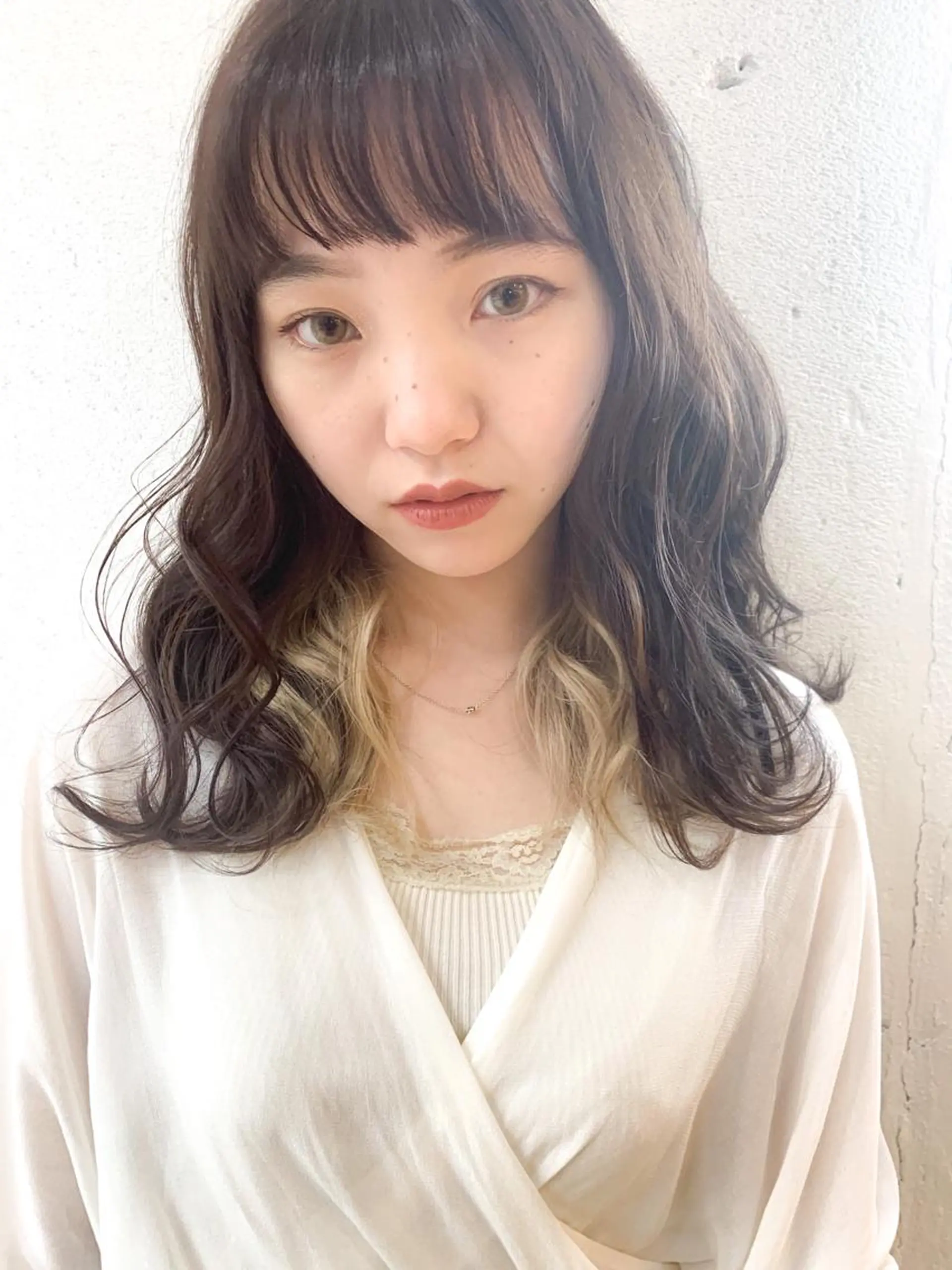 ミディアム ヘアカラー ショート✨ボブ✨代表 新田見美仁のヘアスタイル