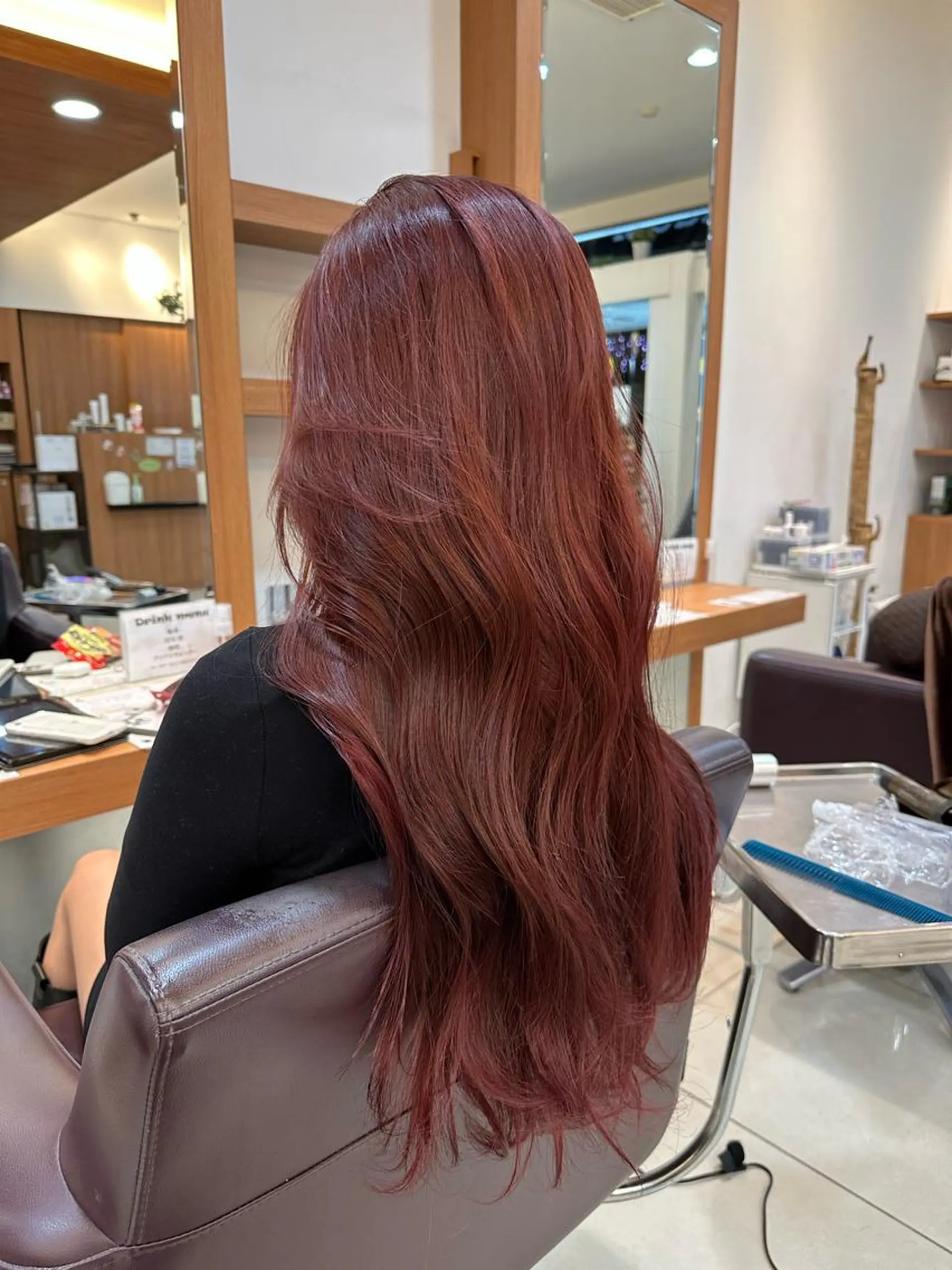 ロング ヘアカラー レイヤー/艶カラー ROKUのヘアスタイル