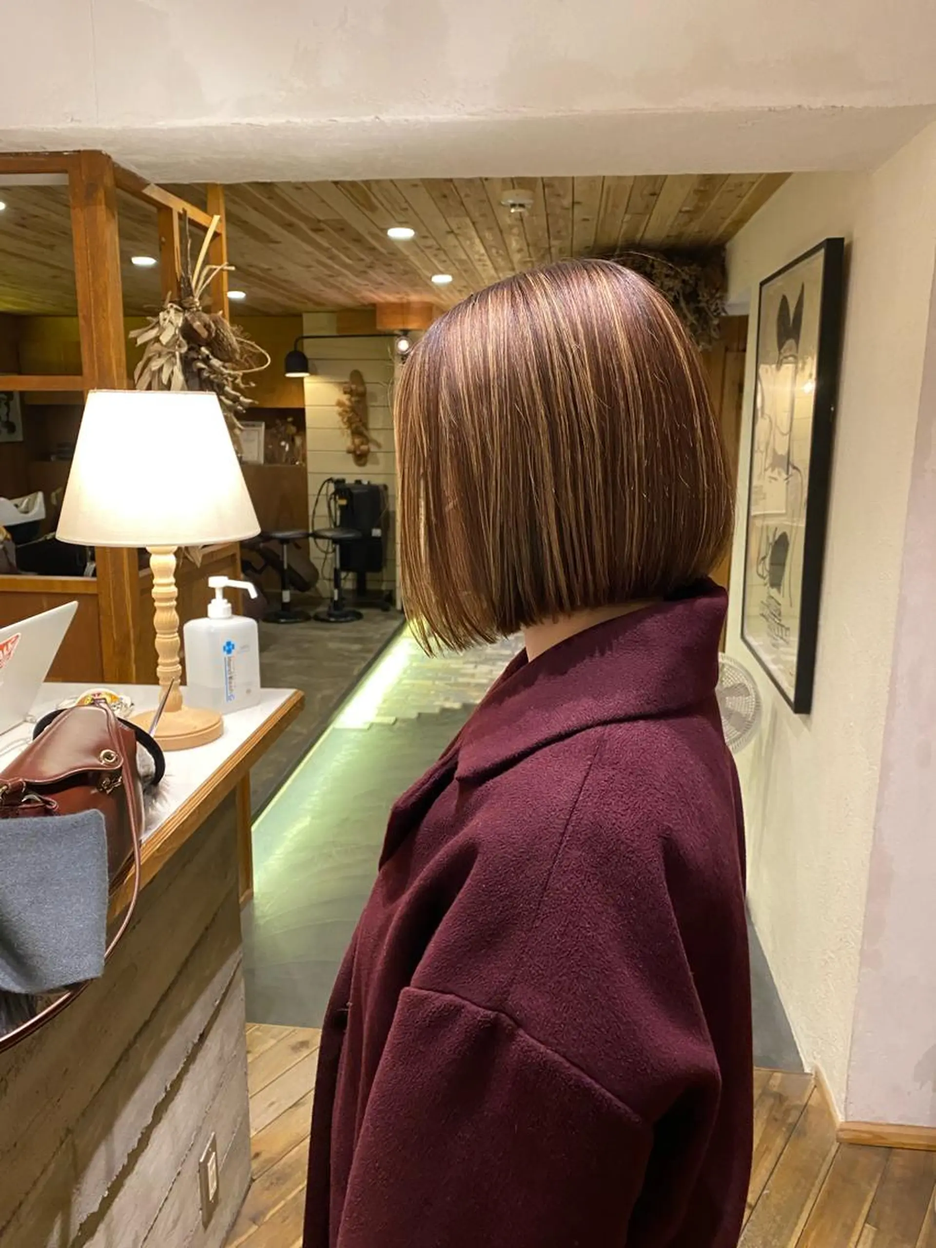 ショート ワンレンボブ ボブ 吉田 光佑のヘアスタイル
