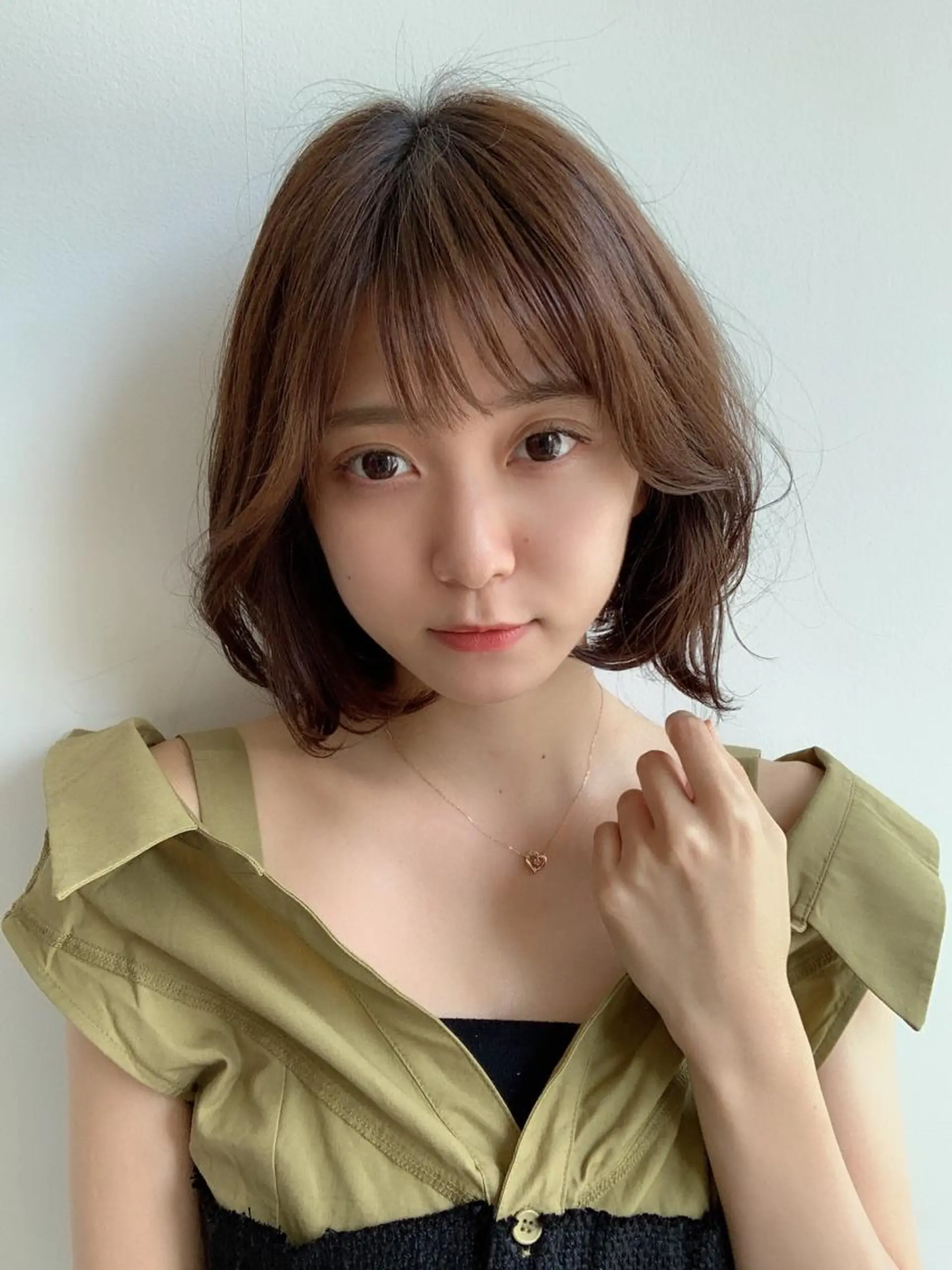 ミディアム ボブ 韓国風ヘア 日本一の小顔カット/ ボブ/顔周り/韓国のヘアスタイル