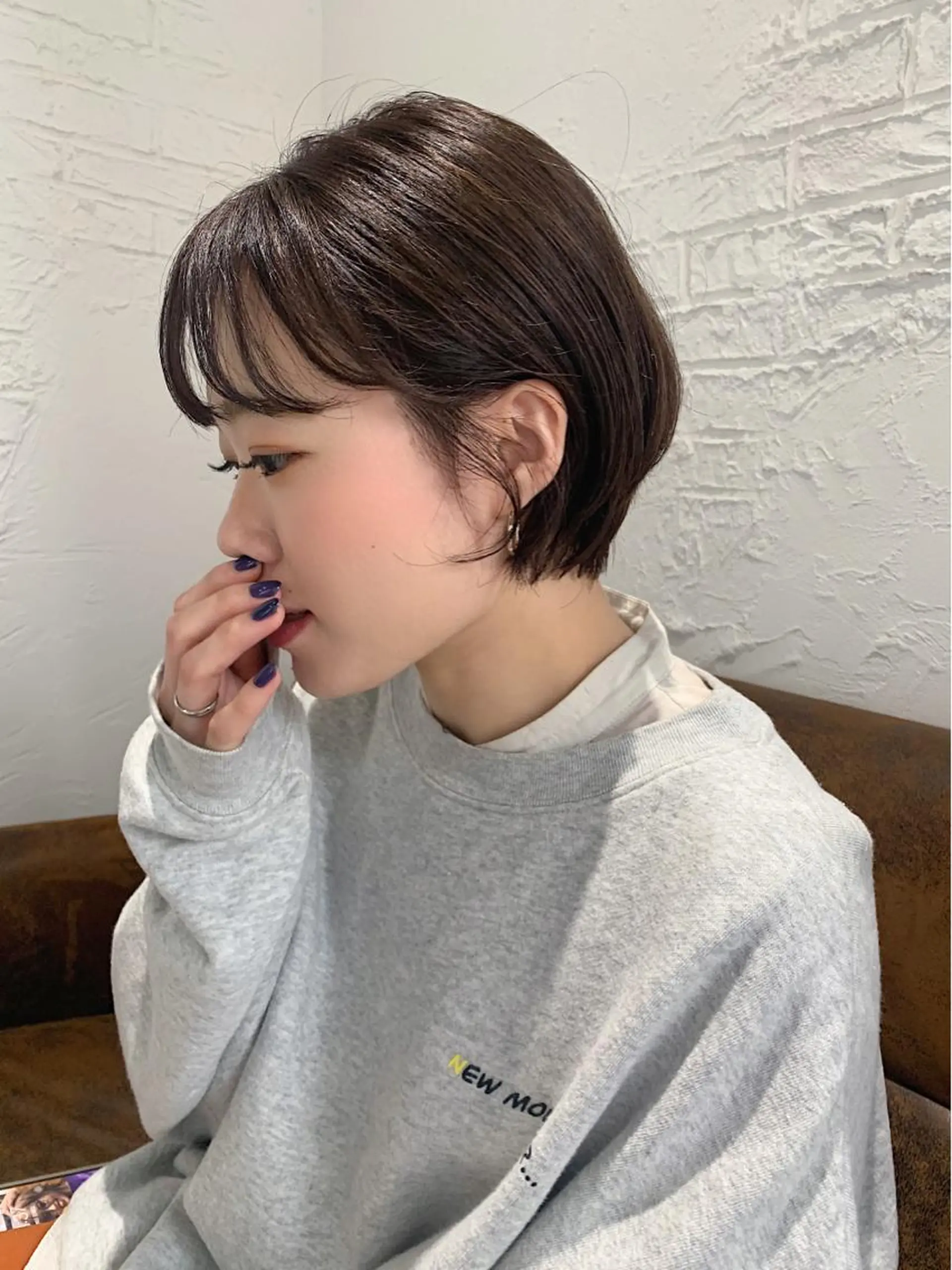 ショート カラー パーマ ヘアアレンジ ブリーチ ケアブリーチ 透明感カラー ダブルカラー ハイライトカラー ヨシムラ リオのヘアスタイル