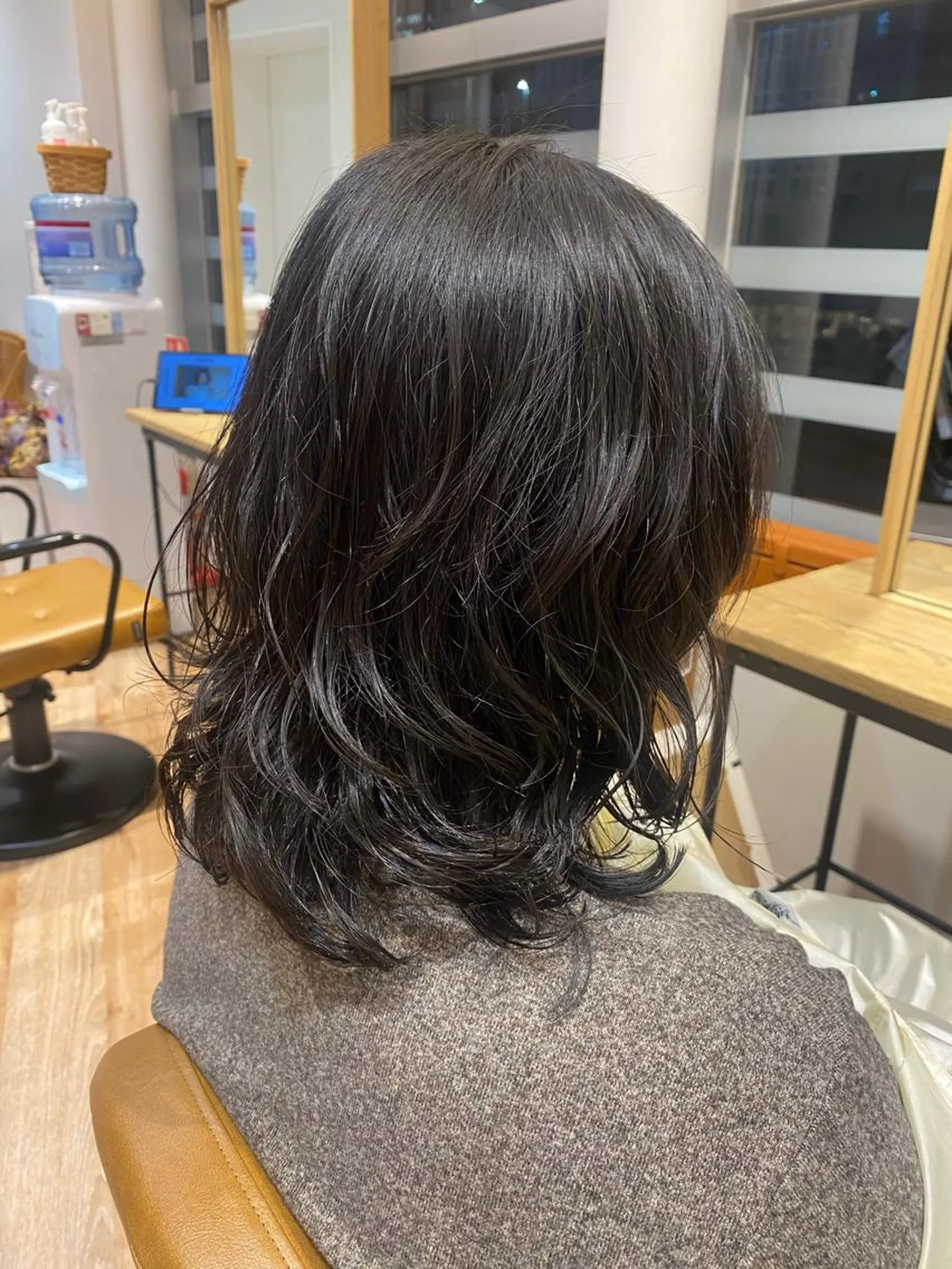 ミディアム ❤️パーマ美容師✂︎ 井口美緒のヘアスタイル