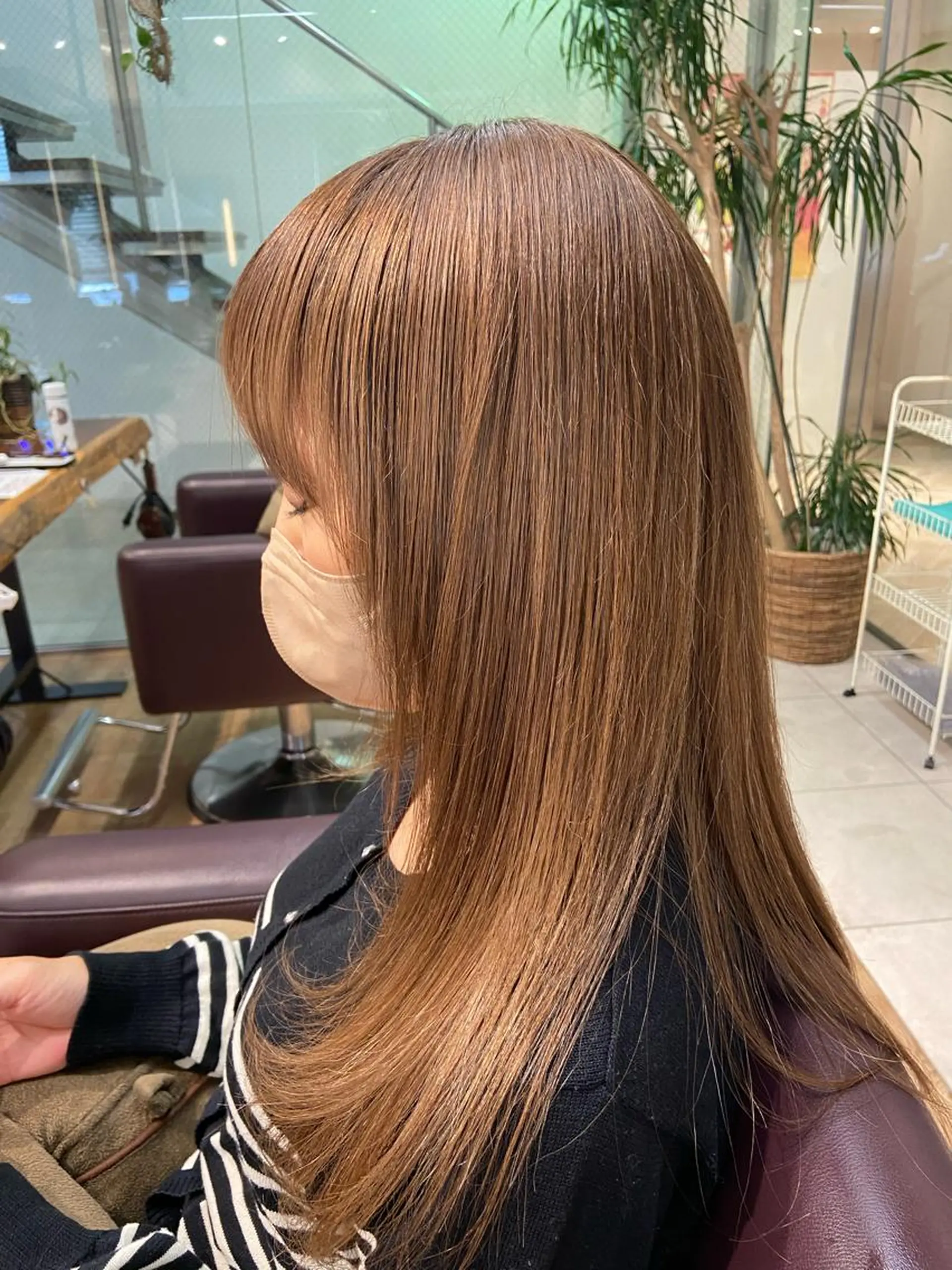 ロング カラー ハイライトカラー ハイライト 髪質改善 カット ヘアカラー トリートメント 白髪ぼかしハイライト /髪質改善🧤のヘアスタイル