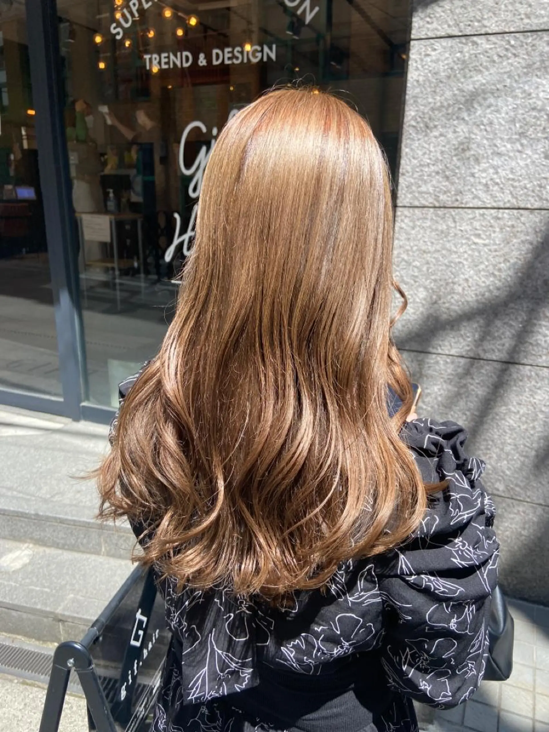 ロング カット ヘアカラー トリートメント THINK SHOP sakiのヘアスタイル