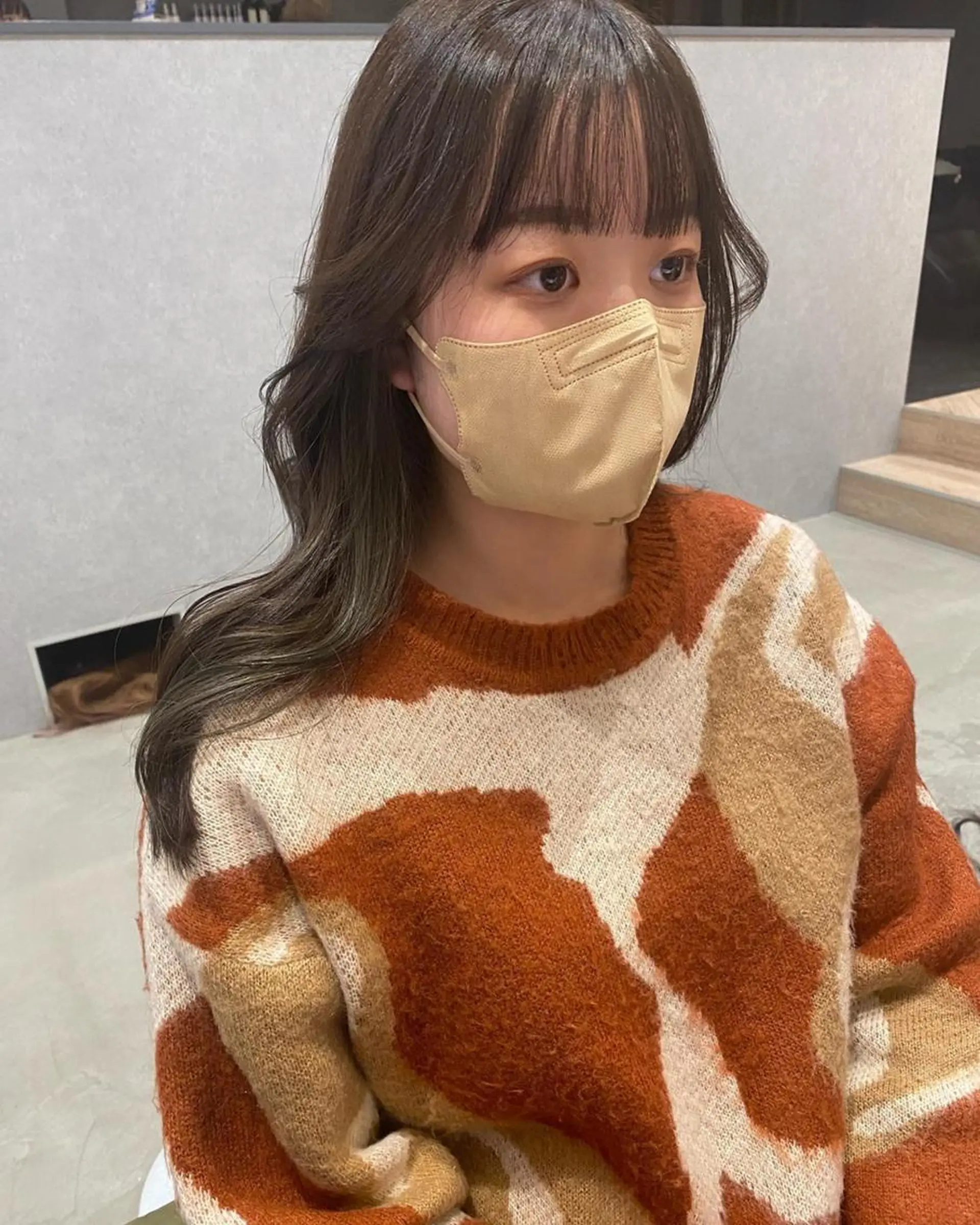 ショート カラー パーマ メンズ キッズ マツエク・マツパ グレージュ Sanctuary with Eden所属・山本 銘子のヘアスタイル