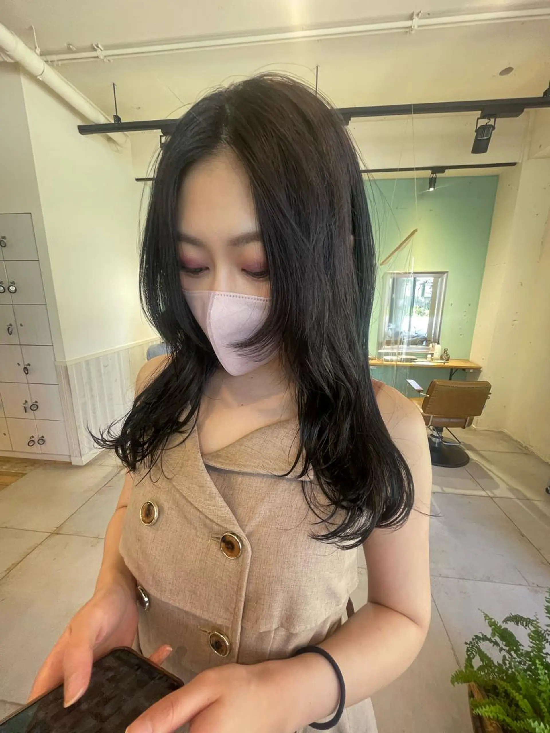 ロング カラー スナコザワ レナのヘアスタイル