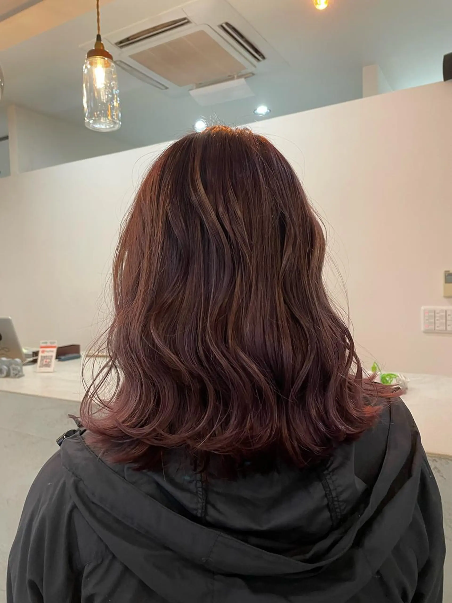 ミディアム カラー カット ヘアカラー miho 🌼🌼🌼のヘアスタイル