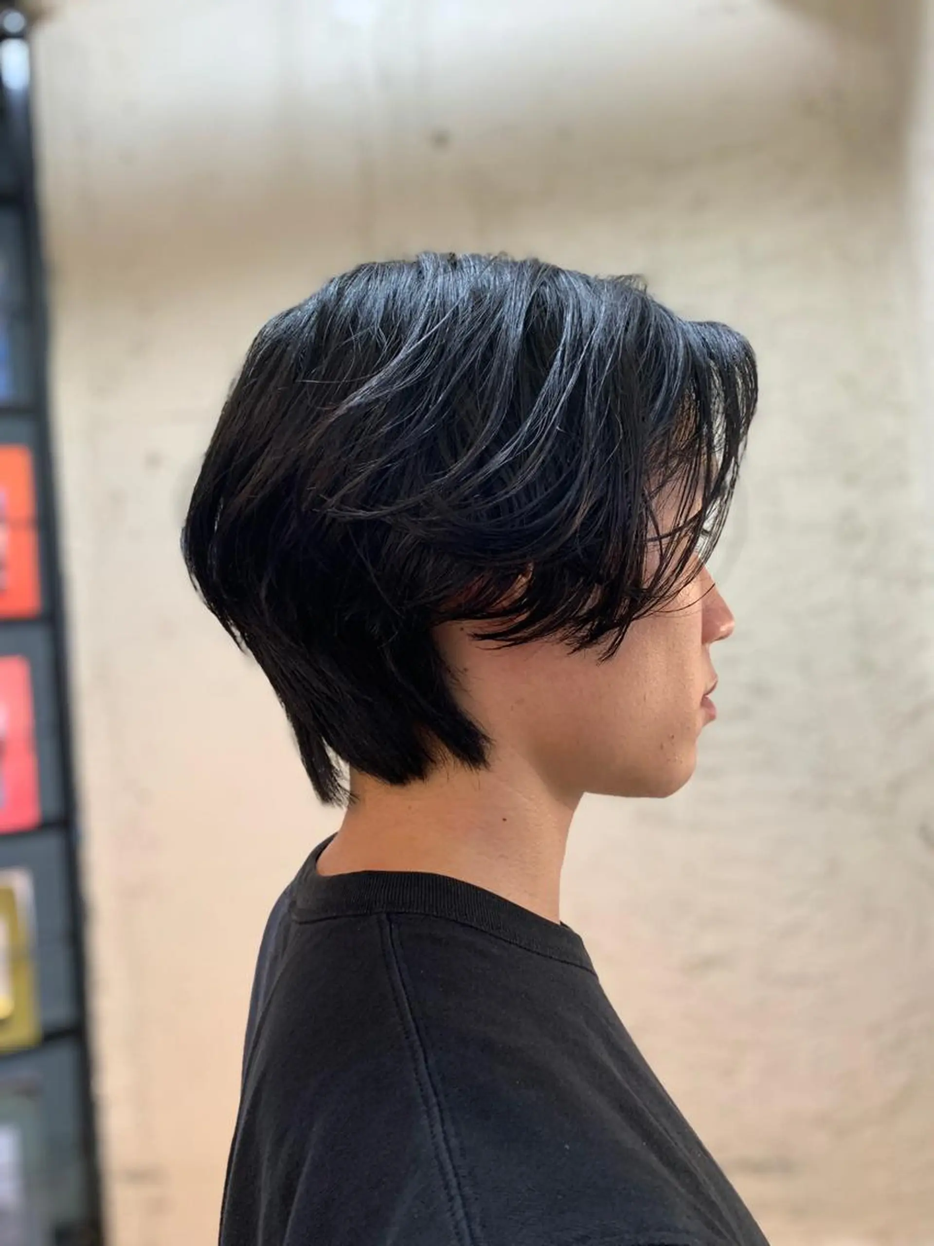 ショート ハンサムショート ショートヘア 髪質改善ストレート/ ブリーチ／渋谷　福田のヘアスタイル