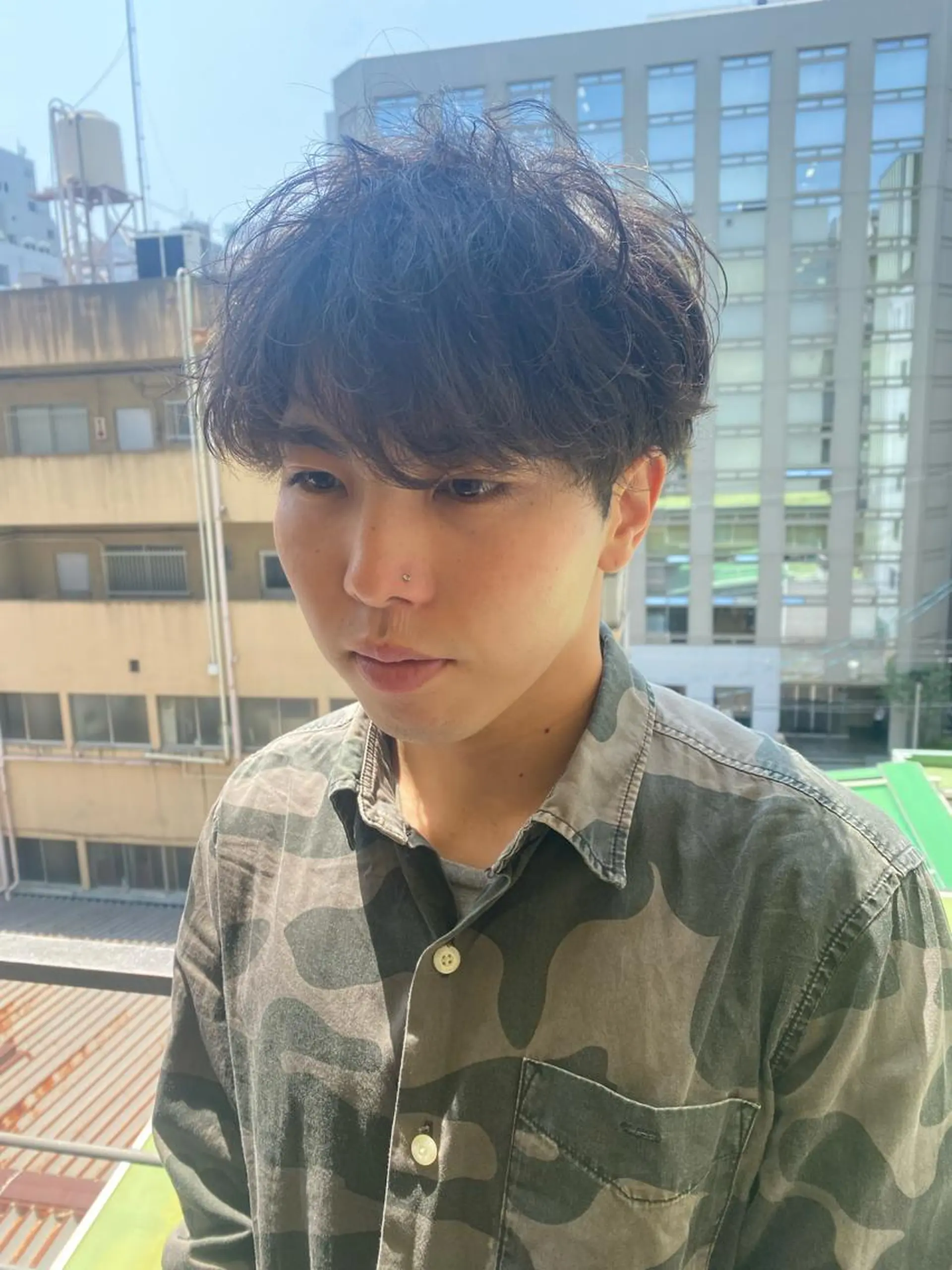 メンズ ✨縮毛矯正✨レイヤー ホウダカズヒロのヘアスタイル