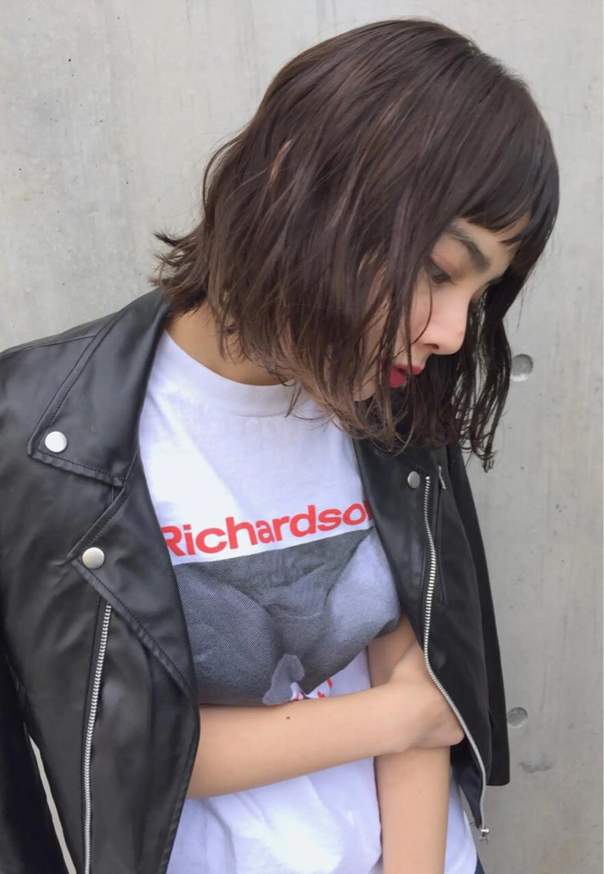 ミディアム 透明感カラー🌿ボブ ✨飛田 ケイのヘアスタイル