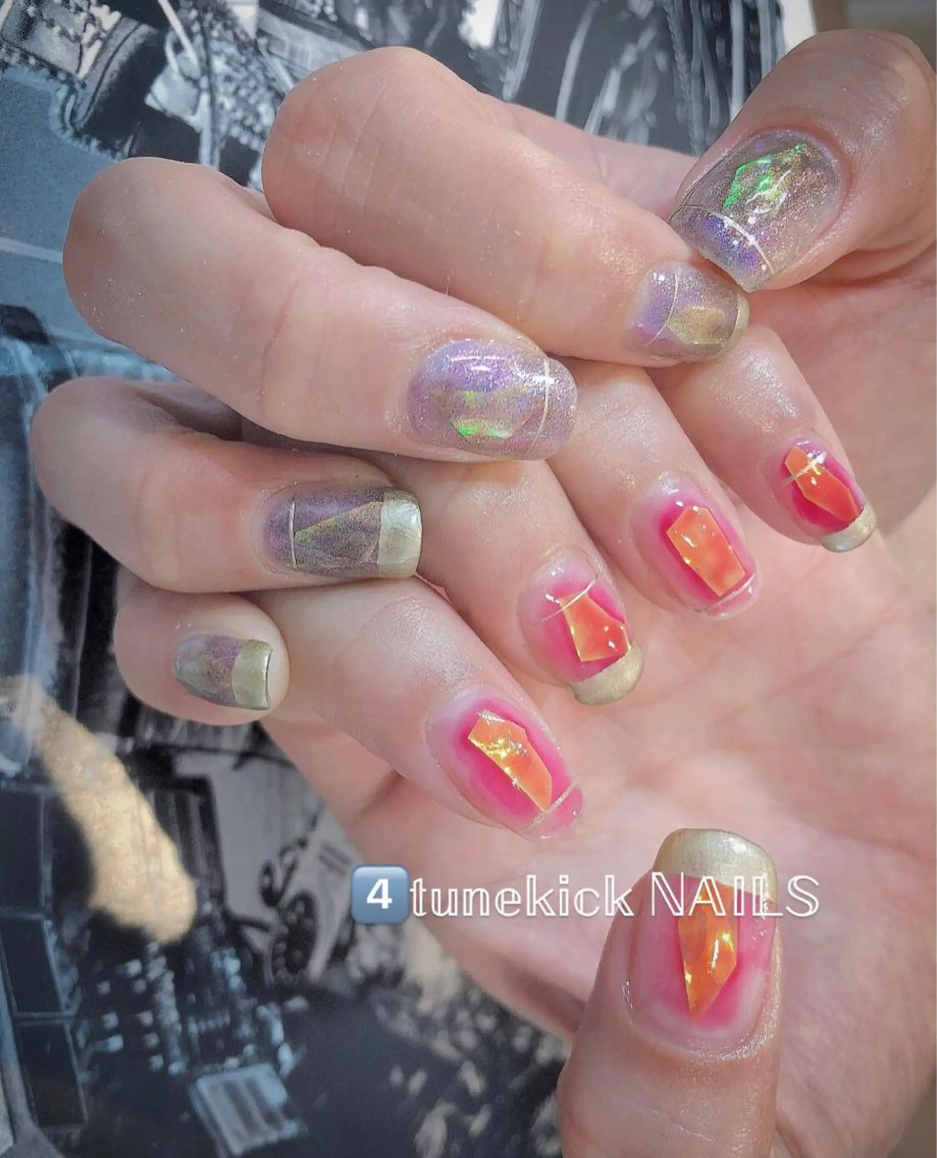 ネイル ホログラムネイル 星野 淳子のネイルデザイン