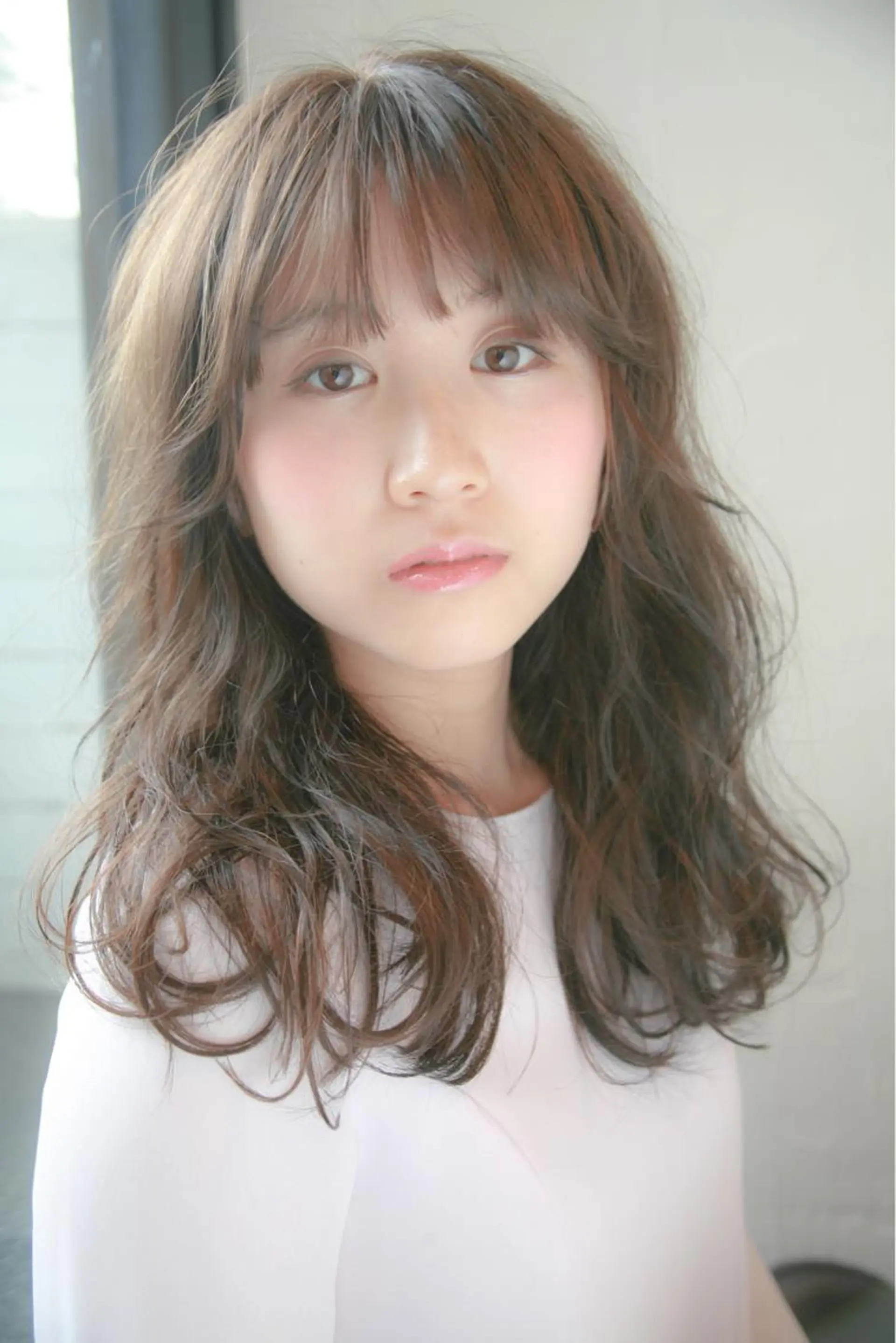 ロング 髪質改善縮毛矯正 専門店のヘアスタイル