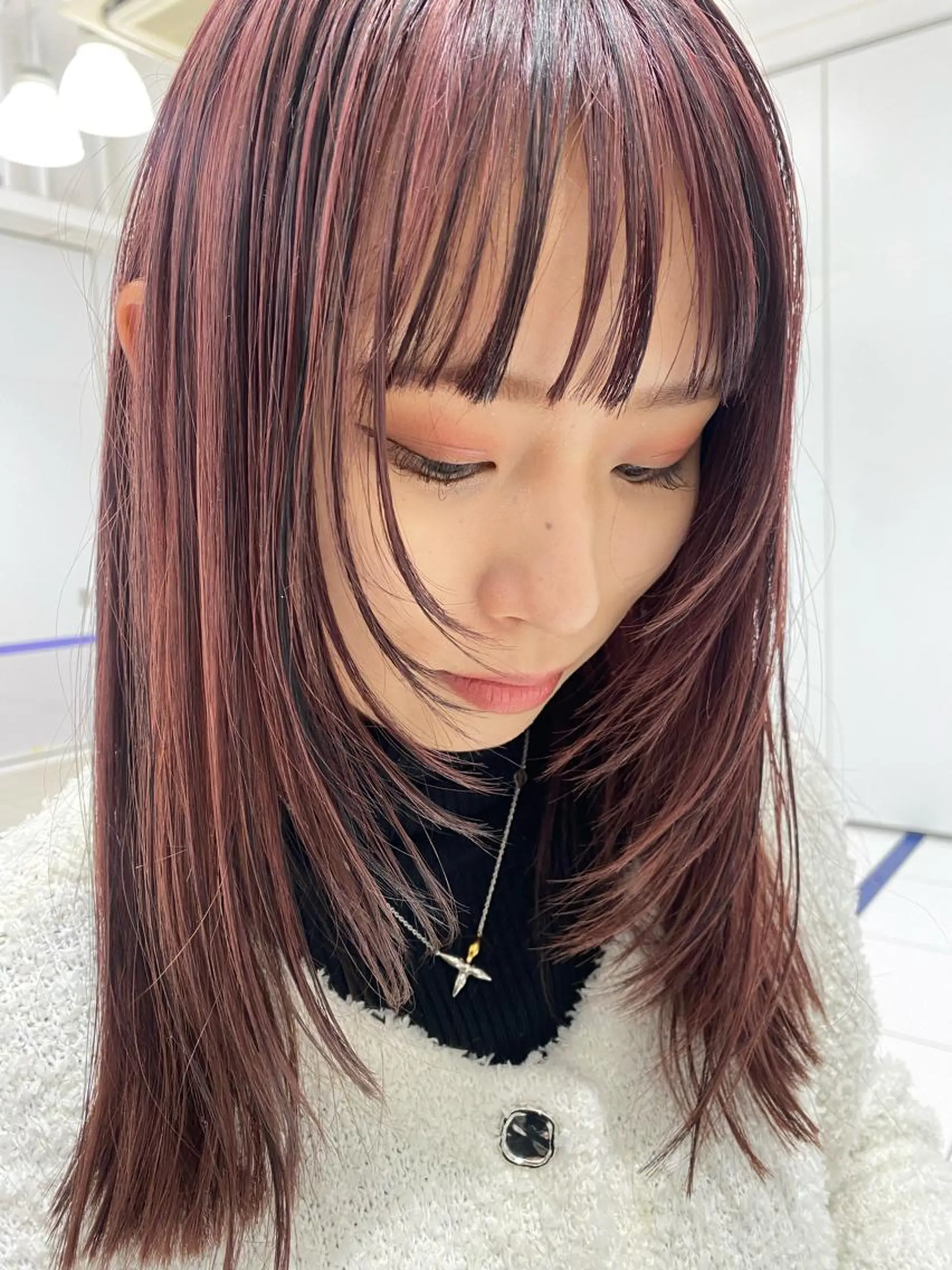 カラー asuka/似合わせ /レイヤー/暖色のヘアスタイル