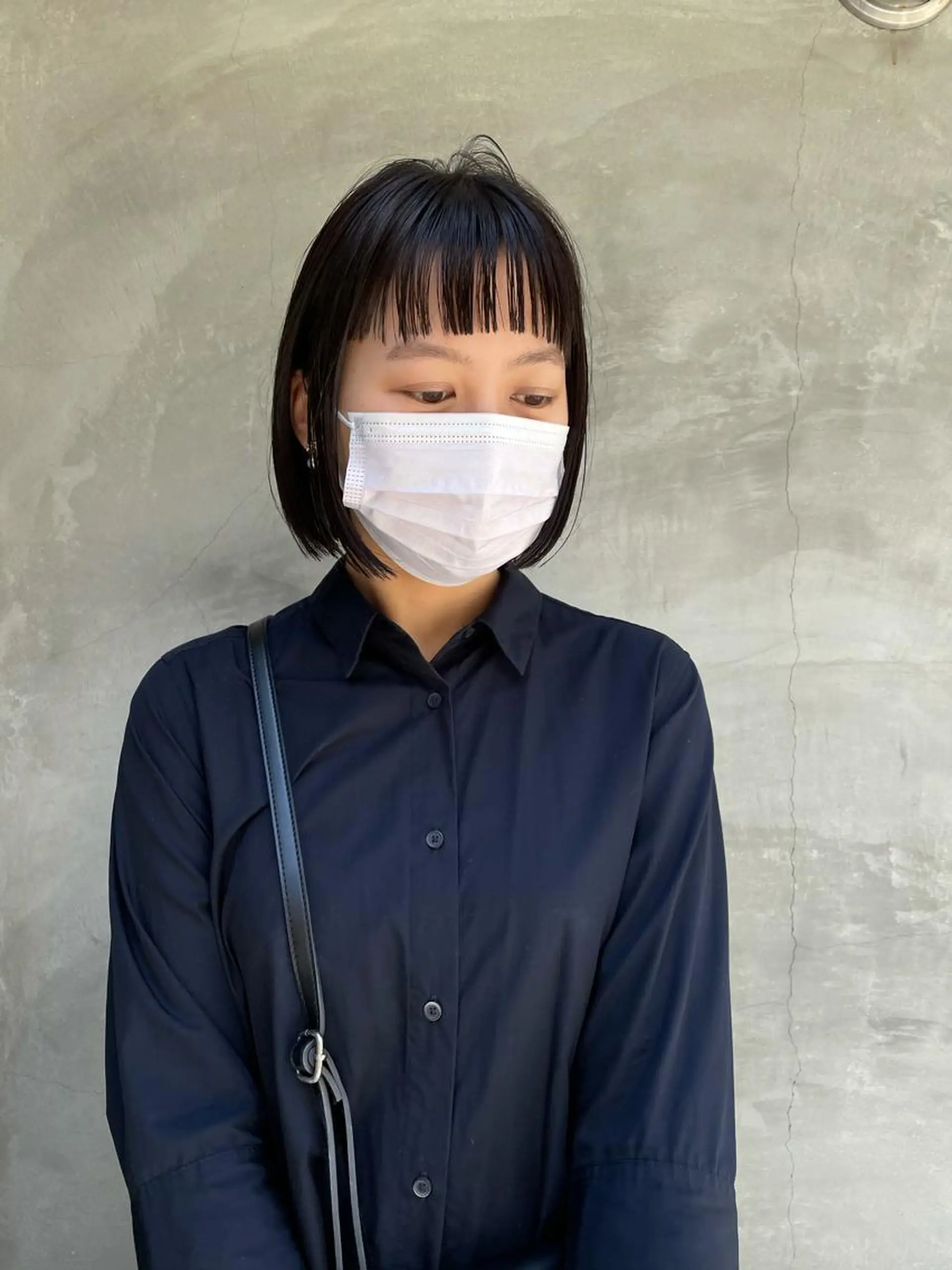 ミディアム 山口 朔弥のヘアスタイル