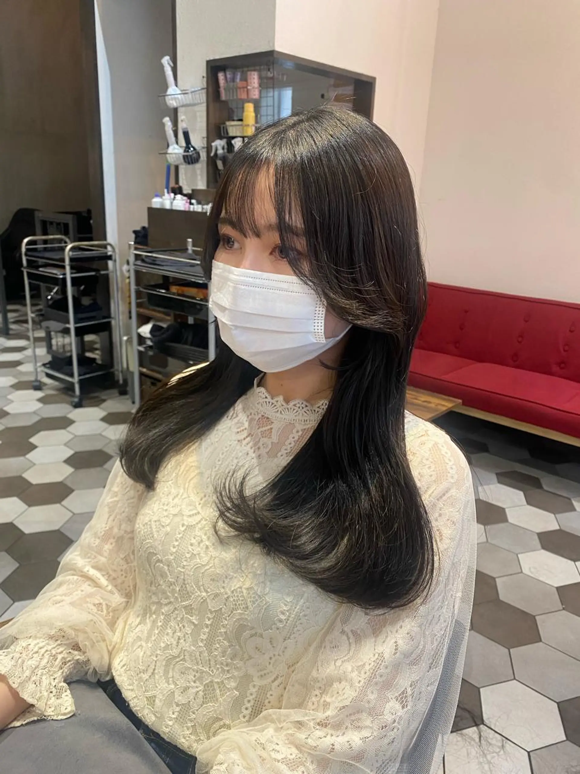 ロング 髪質改善韓国レイヤー SHIORI🦋のヘアスタイル