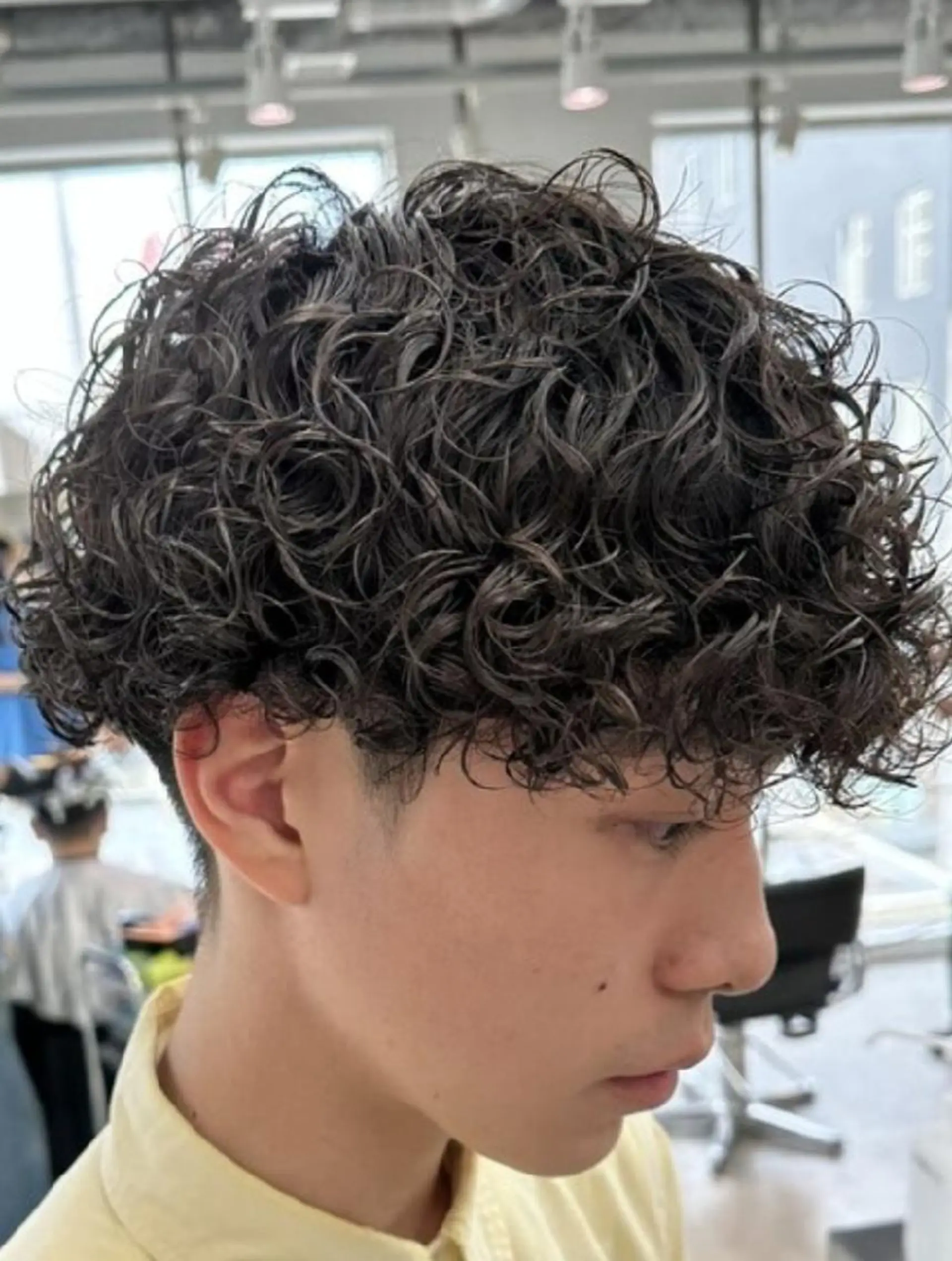 ミディアム ミディアムパーマ 石川 大瑚のヘアスタイル