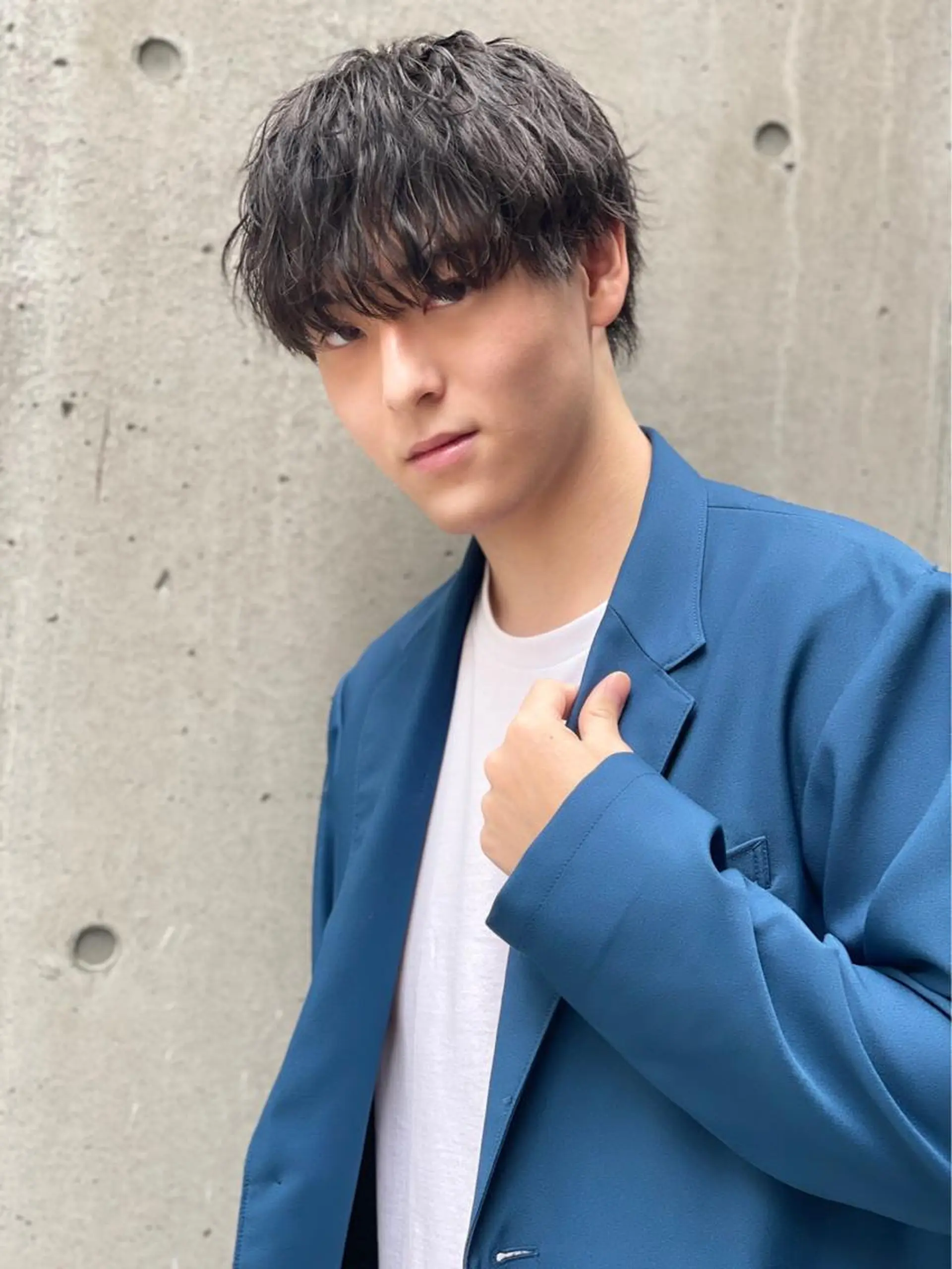 ショート カラー パーマ ヘアアレンジ メンズ メンズハイライト メンズインナーカラー メンズパーマ アクアカラー ダブルカラー ☀️Luana☀️ 公式/大通のヘアスタイル