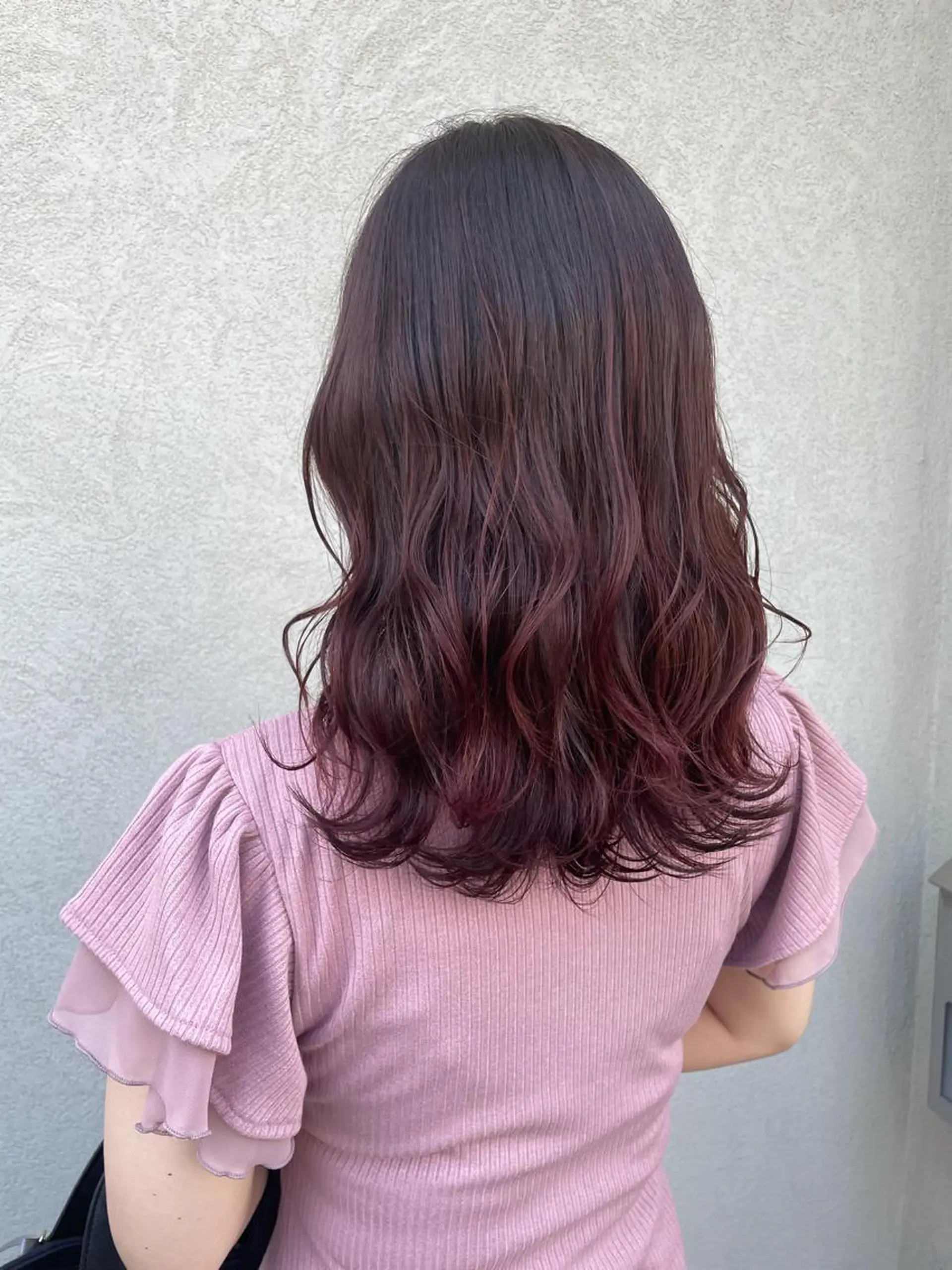 セミロング カラー 渡辺 瑠美のヘアスタイル