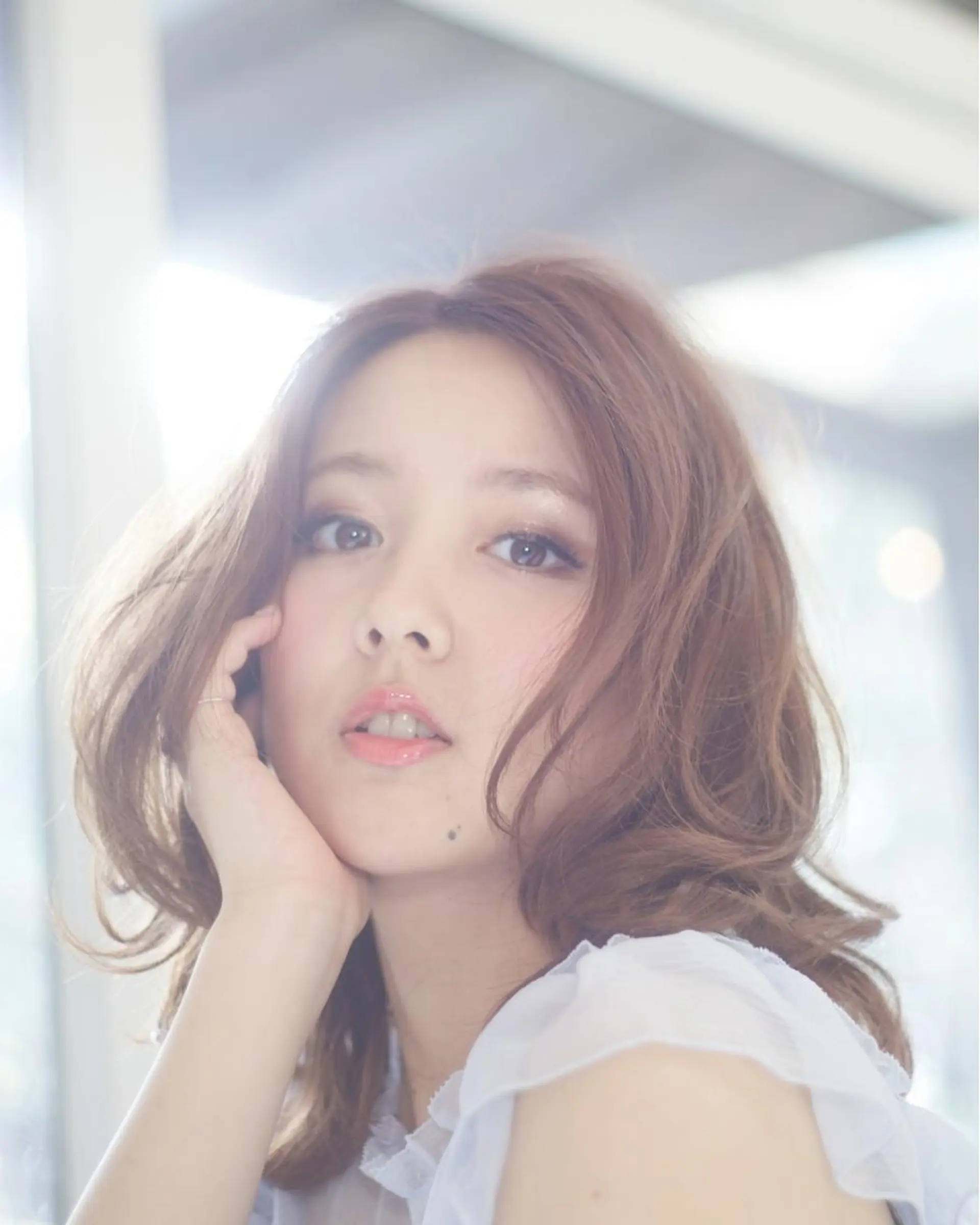 ミディアム パーマ Hair esthe HAAAT 東口店のヘアスタイル