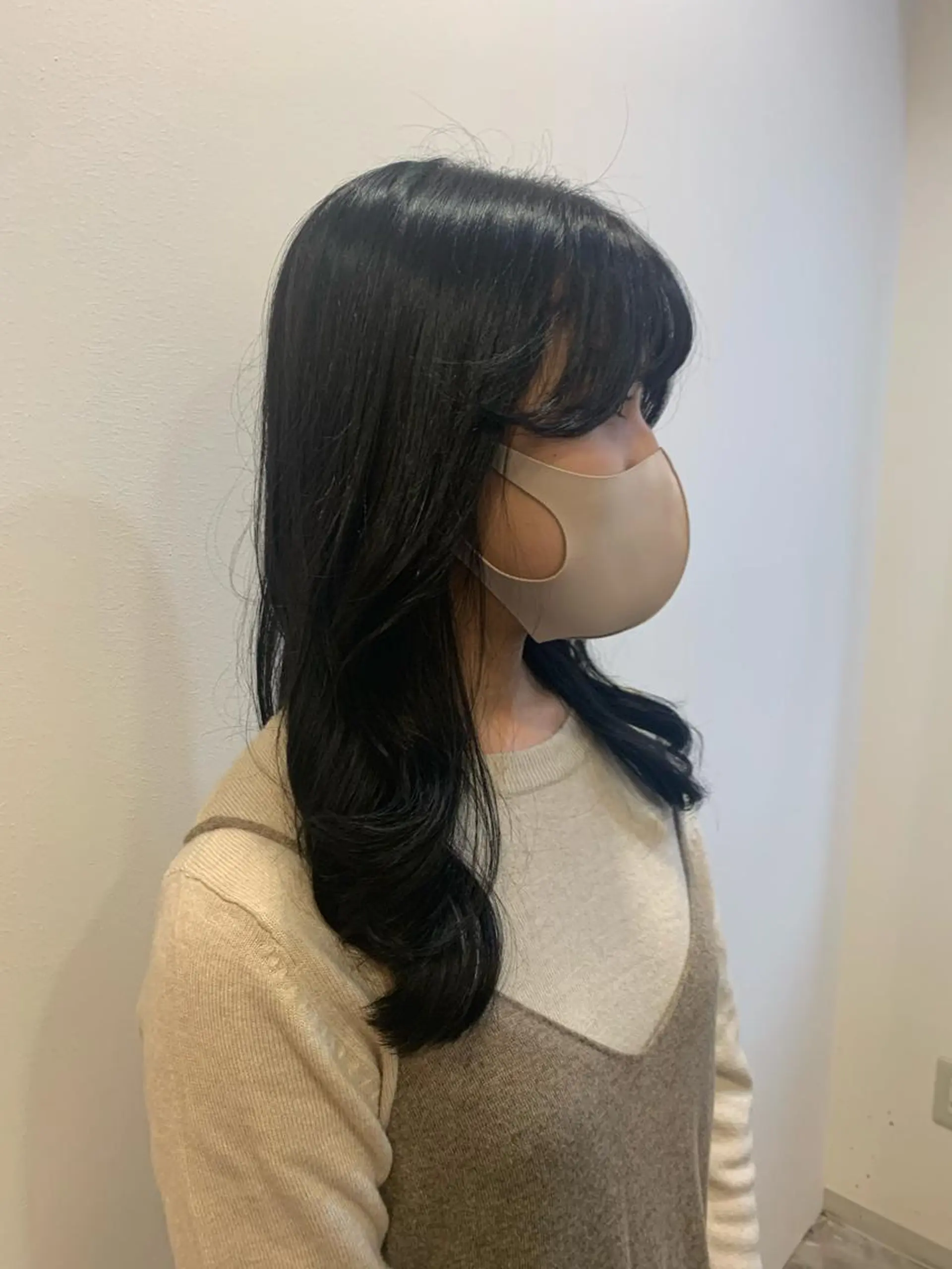 ロング カラー ブラウンカラー ダークブラウン ヨシンモリ 韓国風ヘア レイヤーカット 韓国🇰🇷髪質改善 Chisaki치사키のヘアスタイル