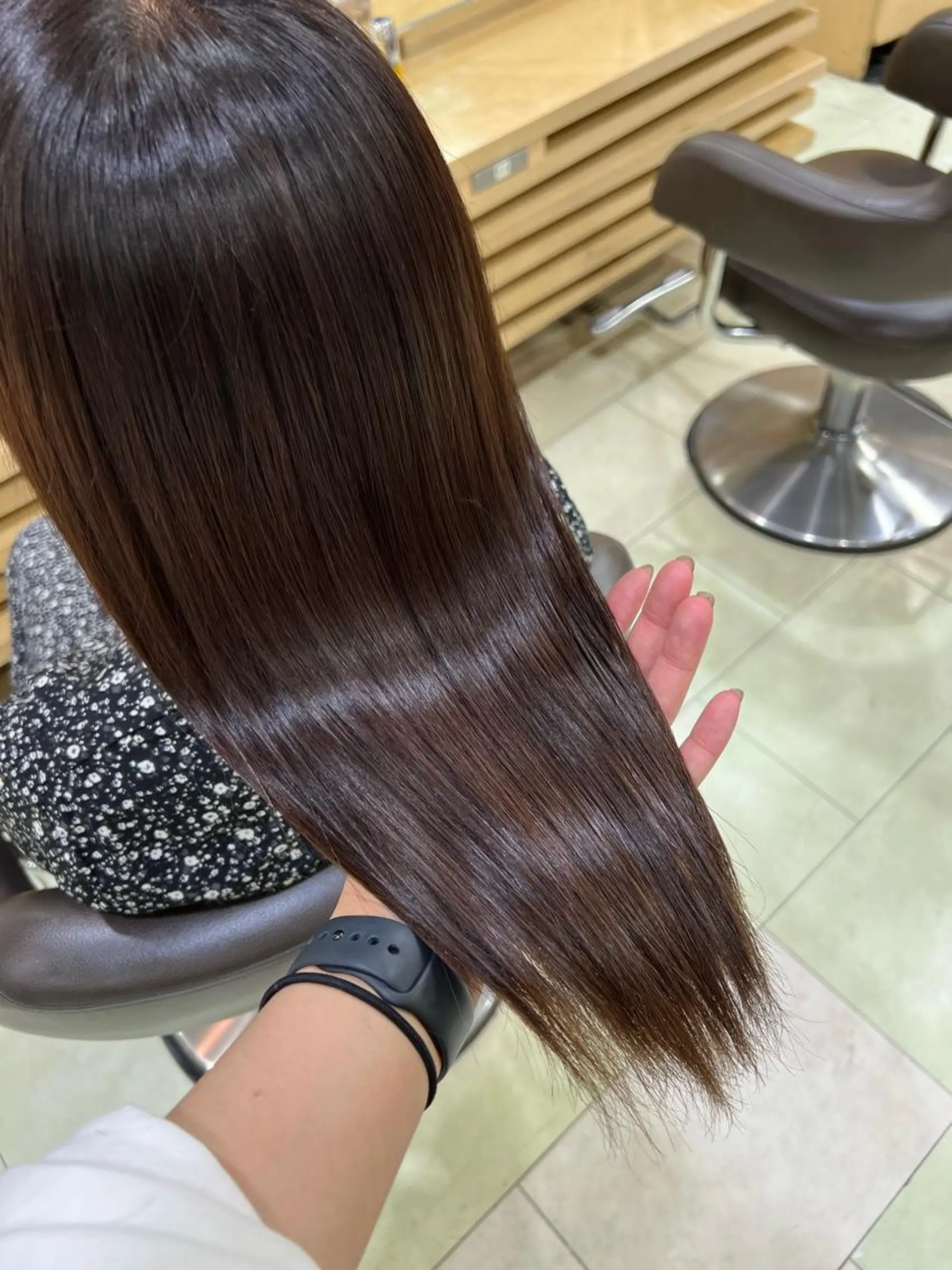 ロング カラー ヘアアレンジ 髪質改善 トリートメント チャンモリパーマ/韓 国/Minami🦋のヘアスタイル